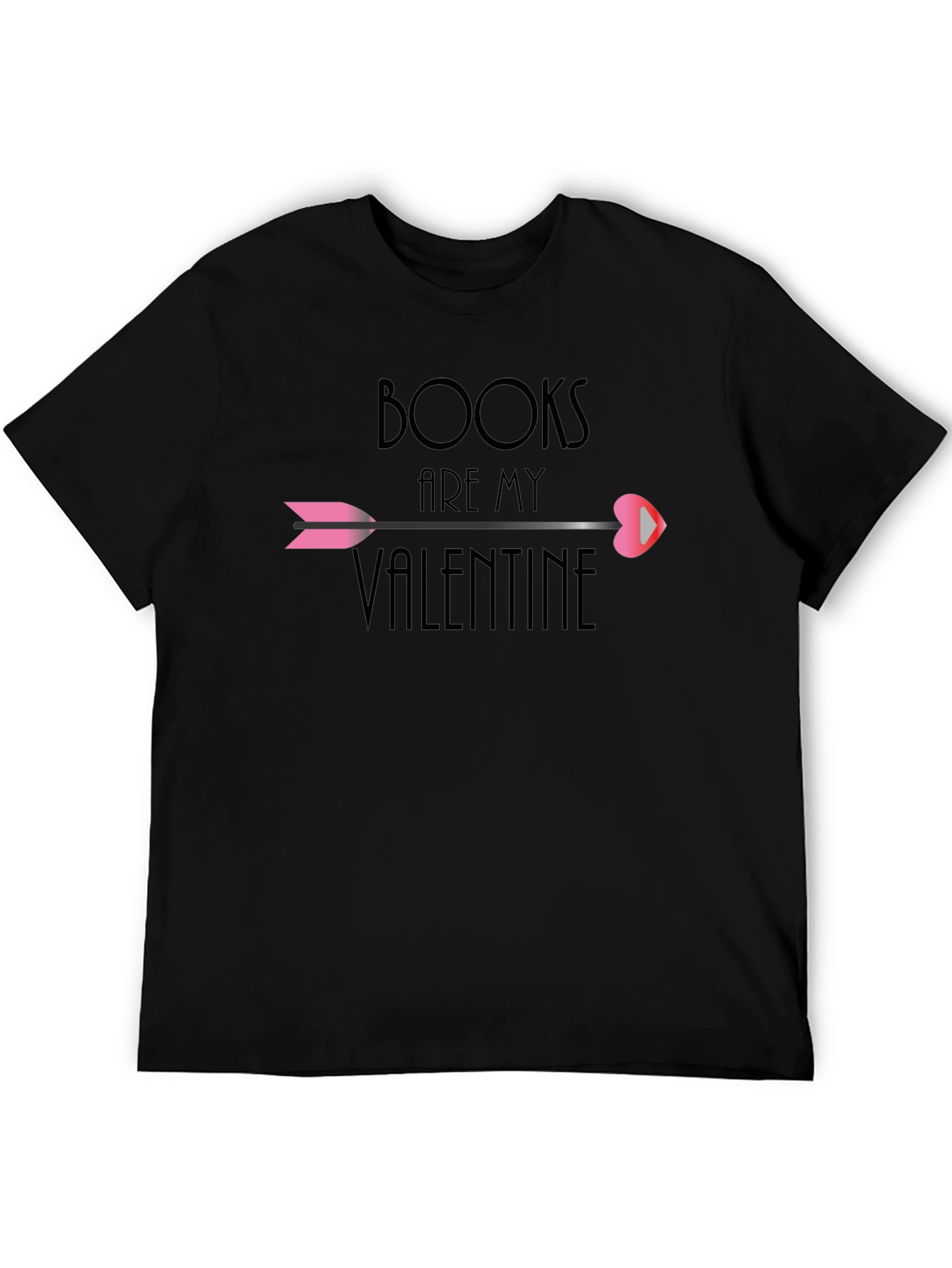 Books Are My Valentine Graphic T-Shirt