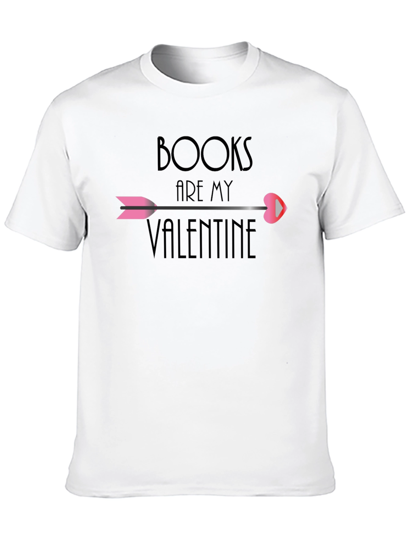 Books Are My Valentine Graphic T-Shirt