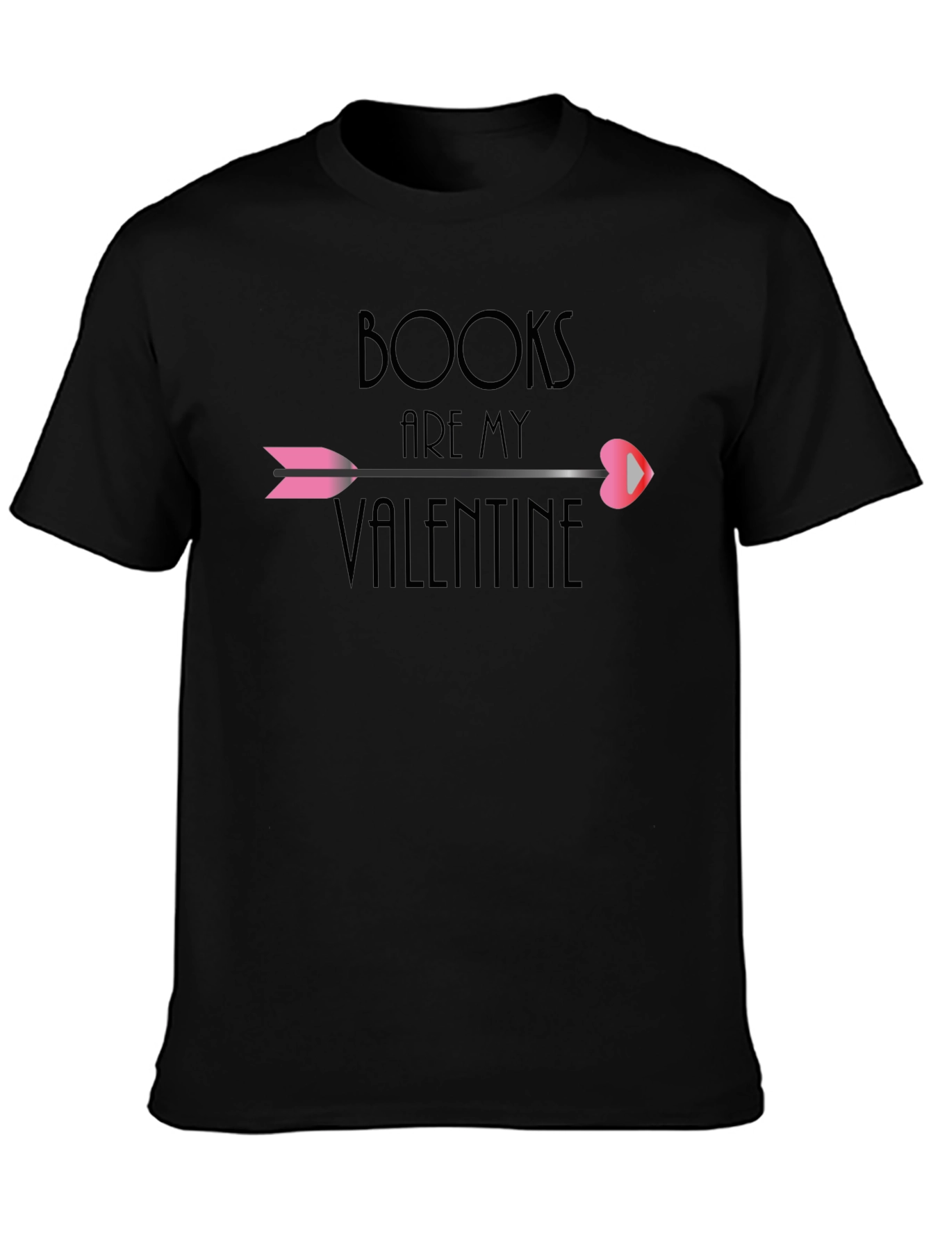 Books Are My Valentine Graphic T-Shirt