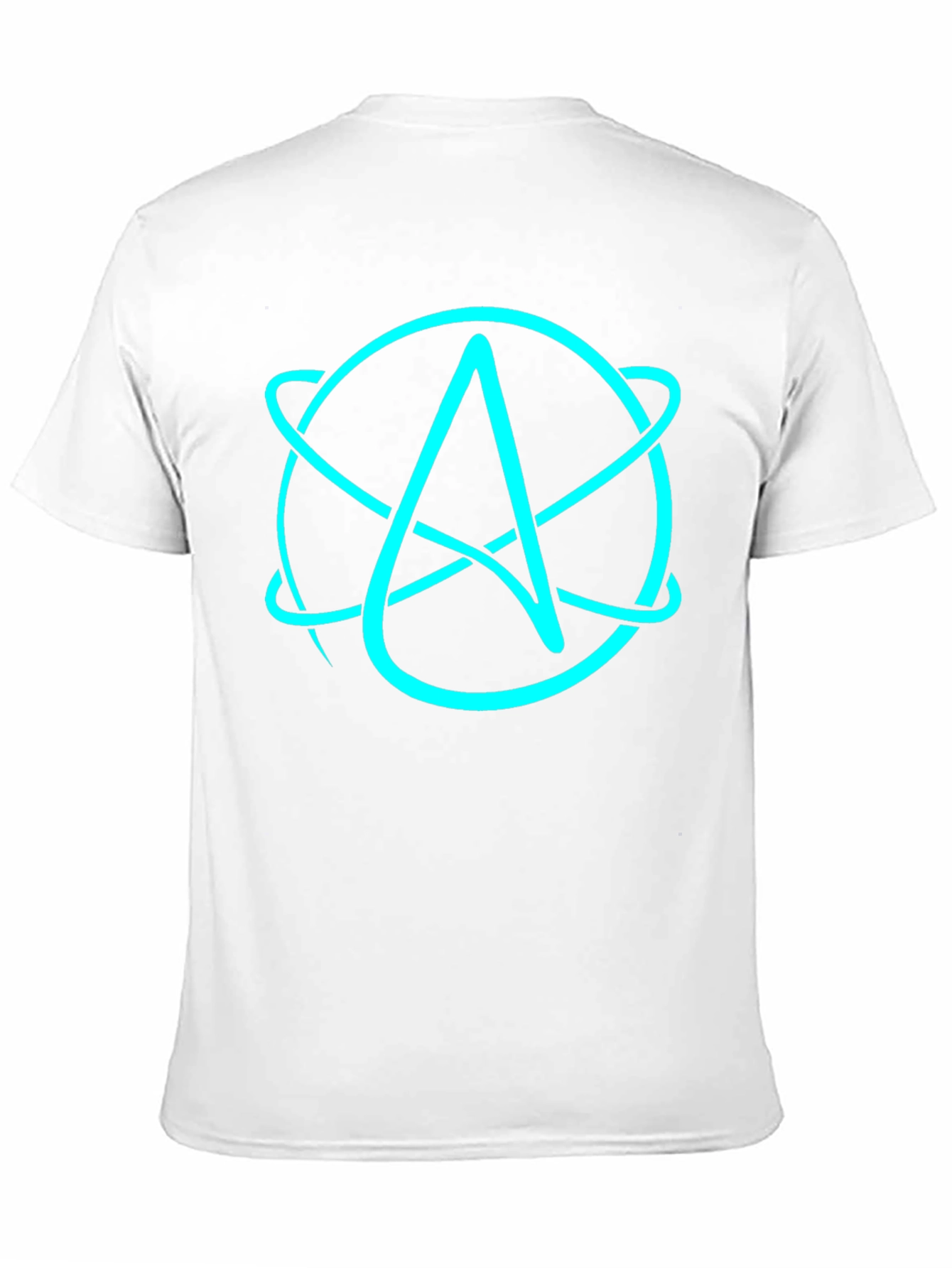 Atheist Atom Symbol Black T-Shirt