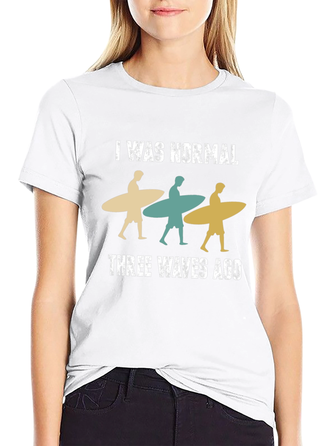 Funny Surfing Graphic T-Shirt