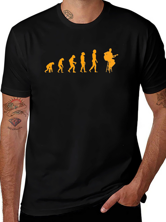Evolution of Music T-Shirt - Black Cotton Tee