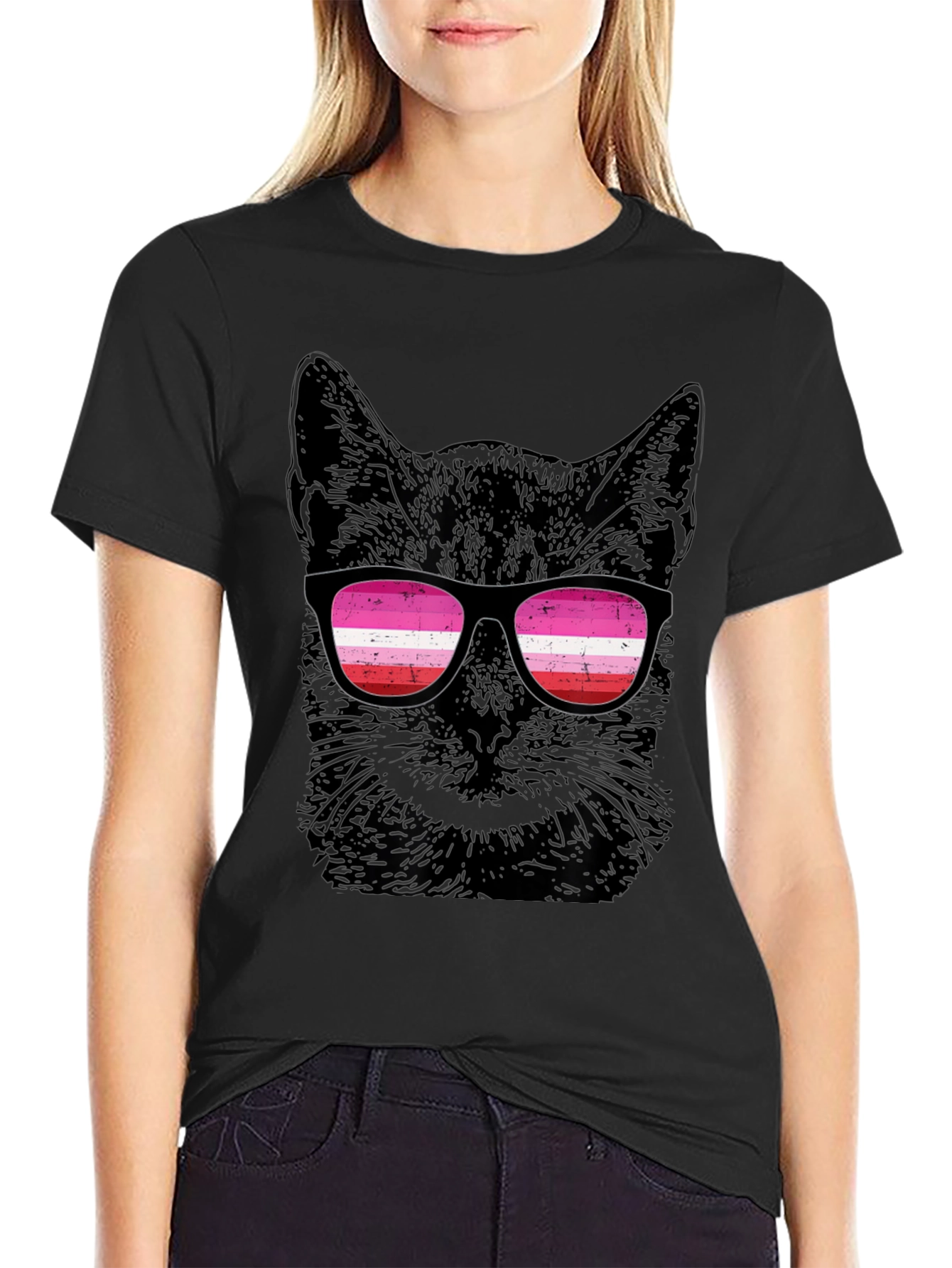 Cool Cat LGBTQ Pride T-Shirt