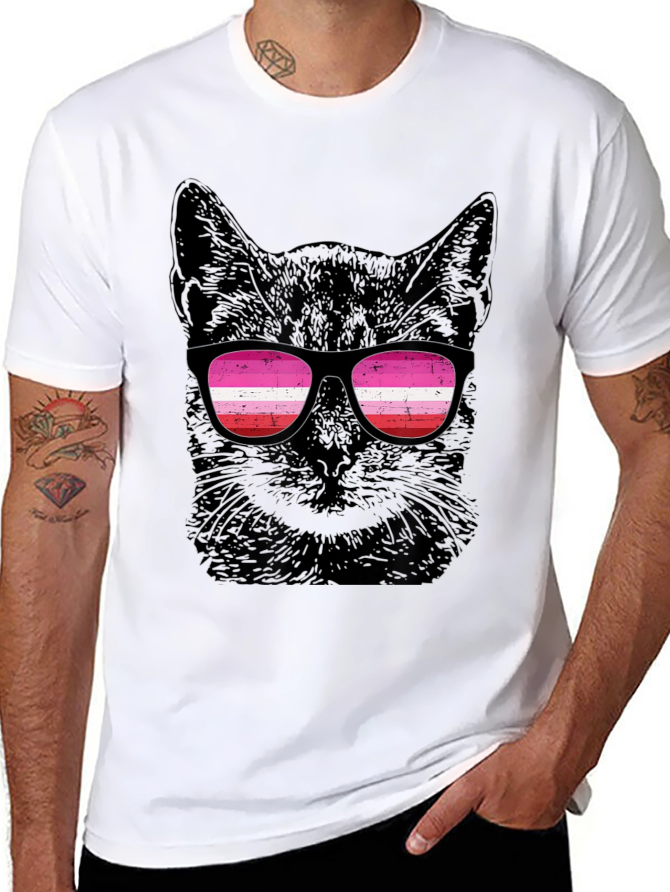 Cool Cat LGBTQ Pride T-Shirt