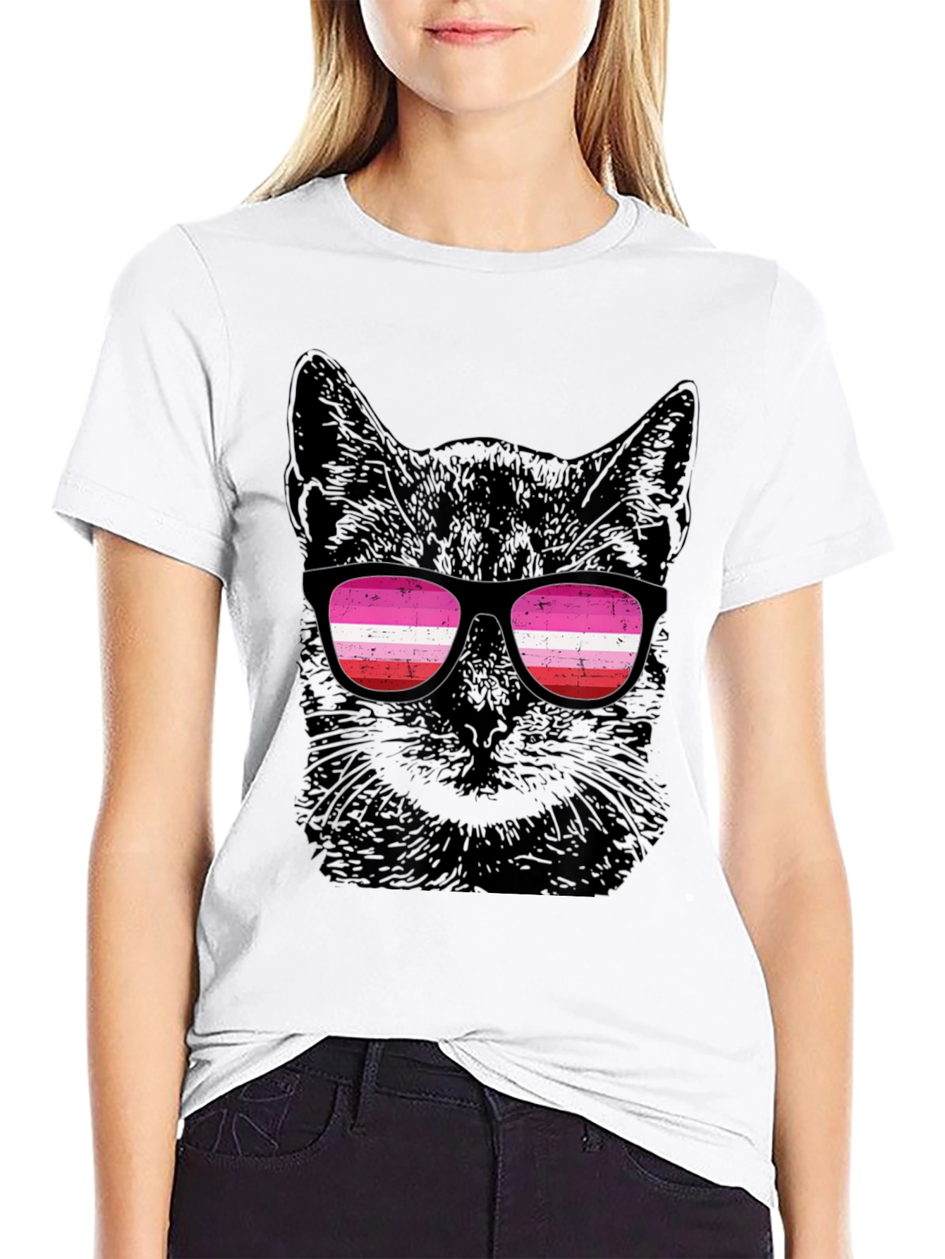 Cool Cat LGBTQ Pride T-Shirt