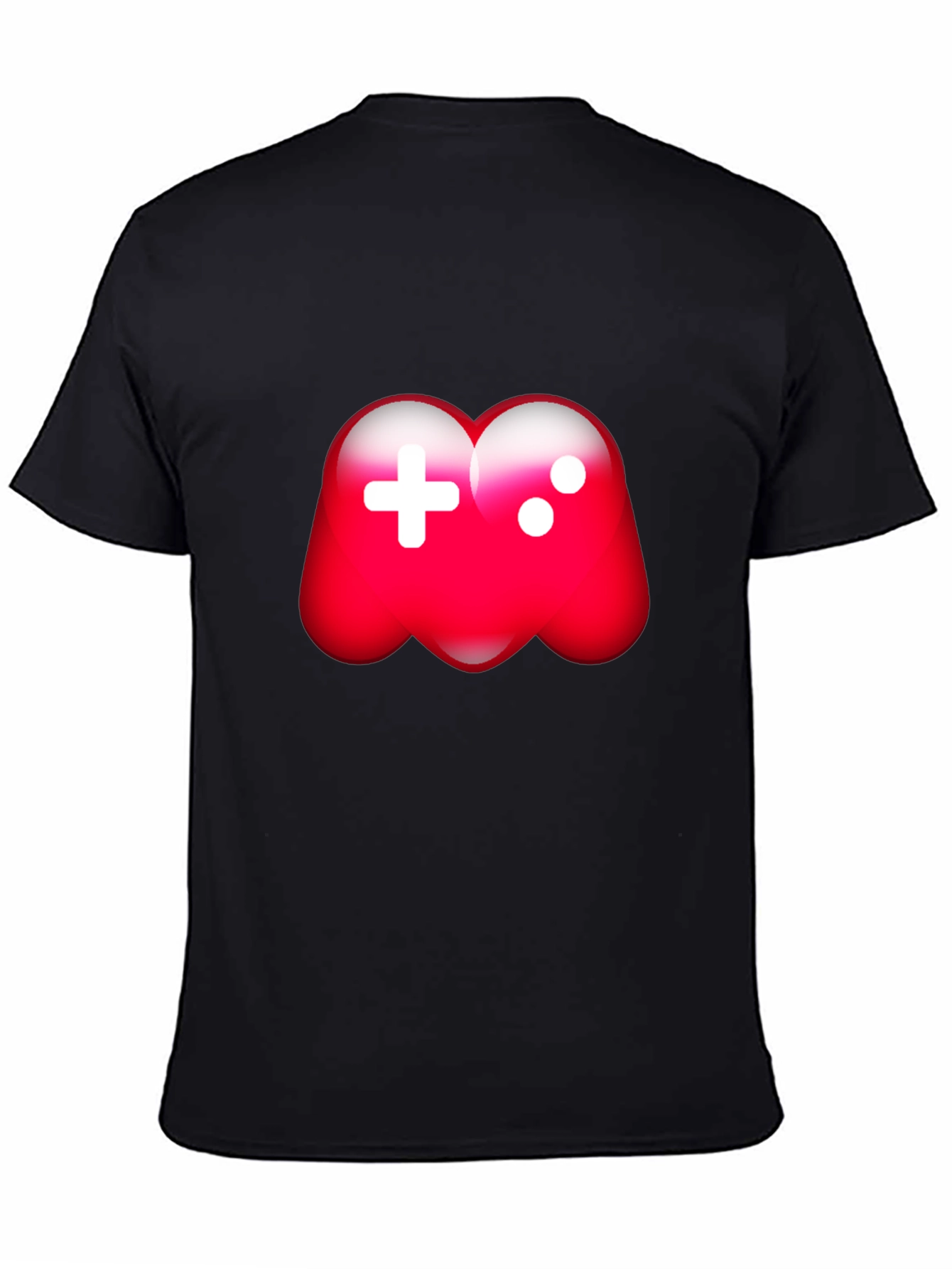 Gamer Graphic Tee - Red Joystick Design