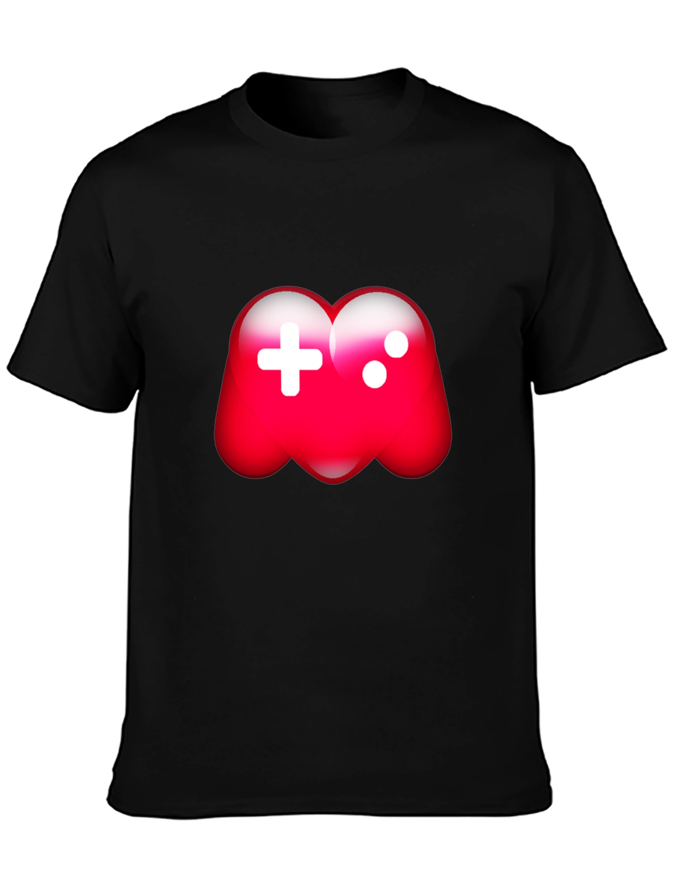 Gamer Graphic Tee - Red Joystick Design