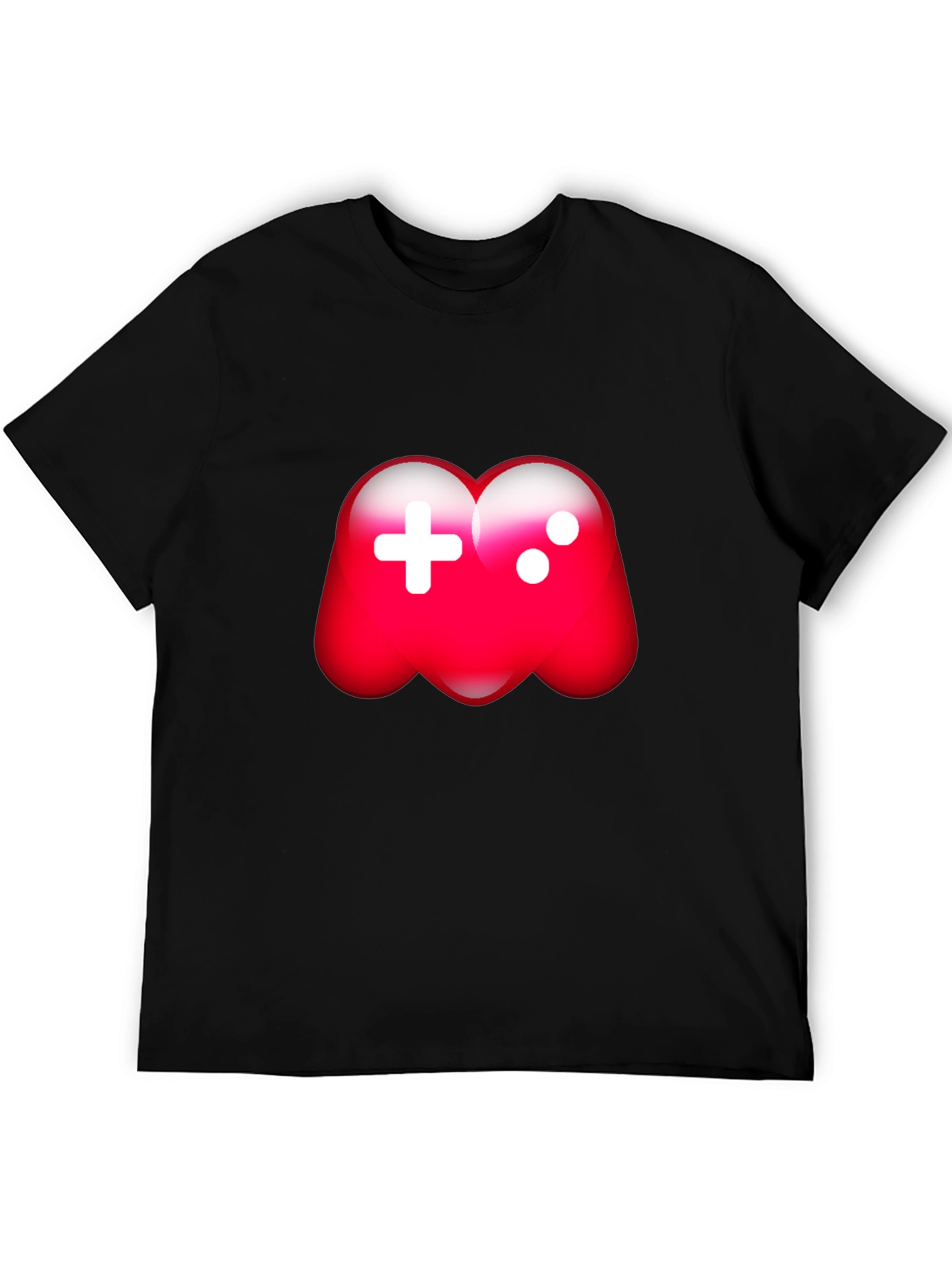 Gamer Graphic Tee - Red Joystick Design