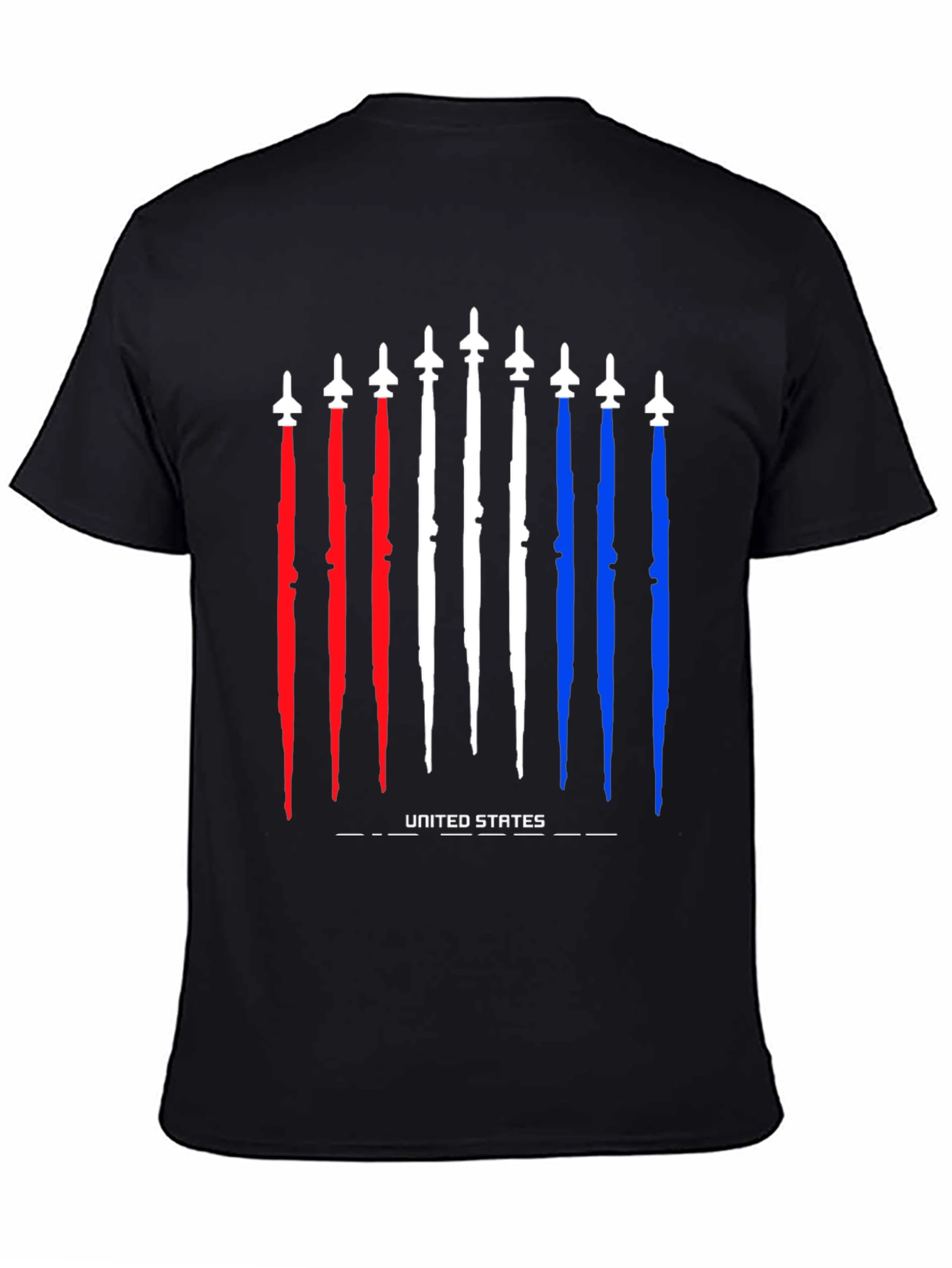 USA Planes T-Shirt Patriotic Design