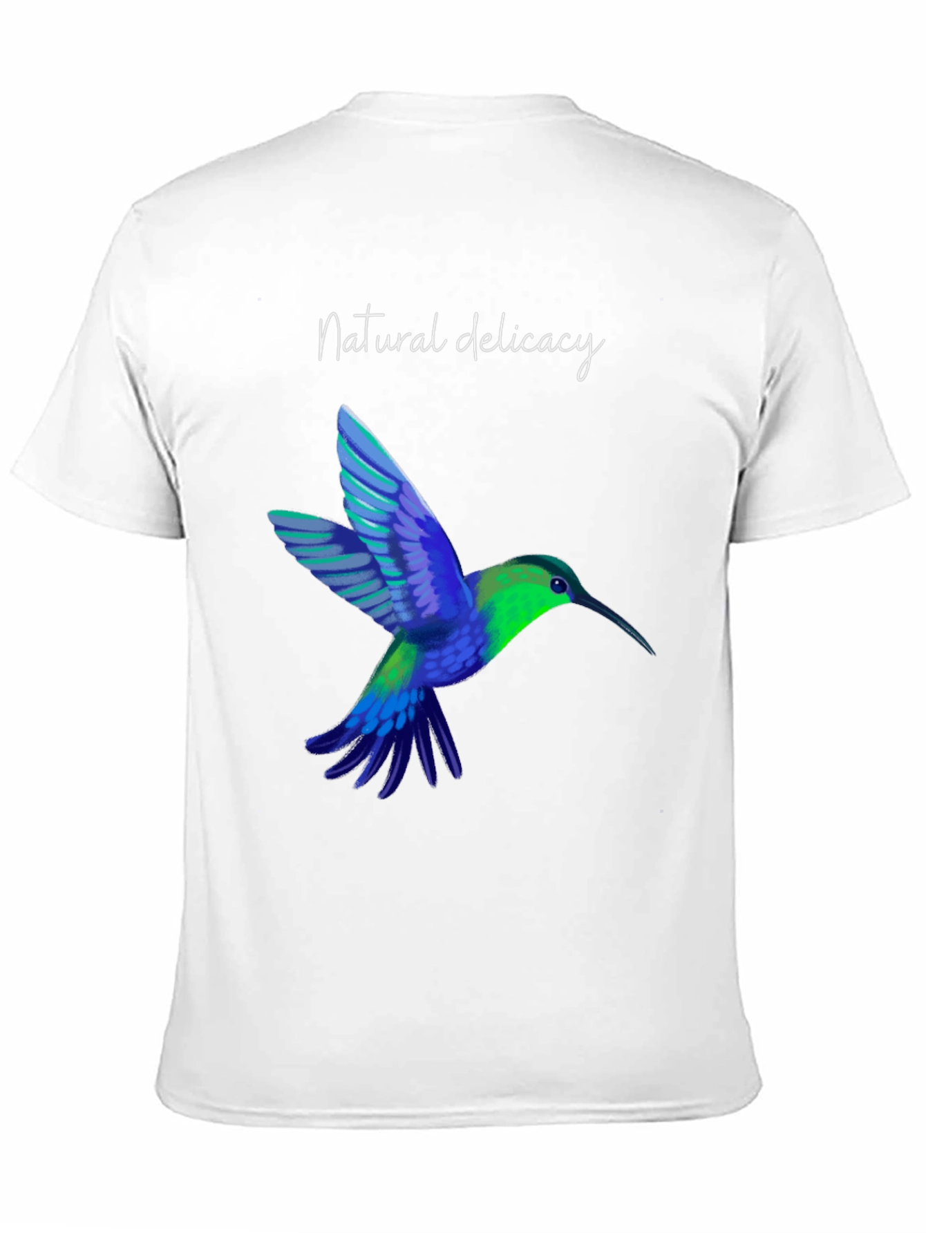 Hummingbird Graphic T-Shirt - Natural Delicacy