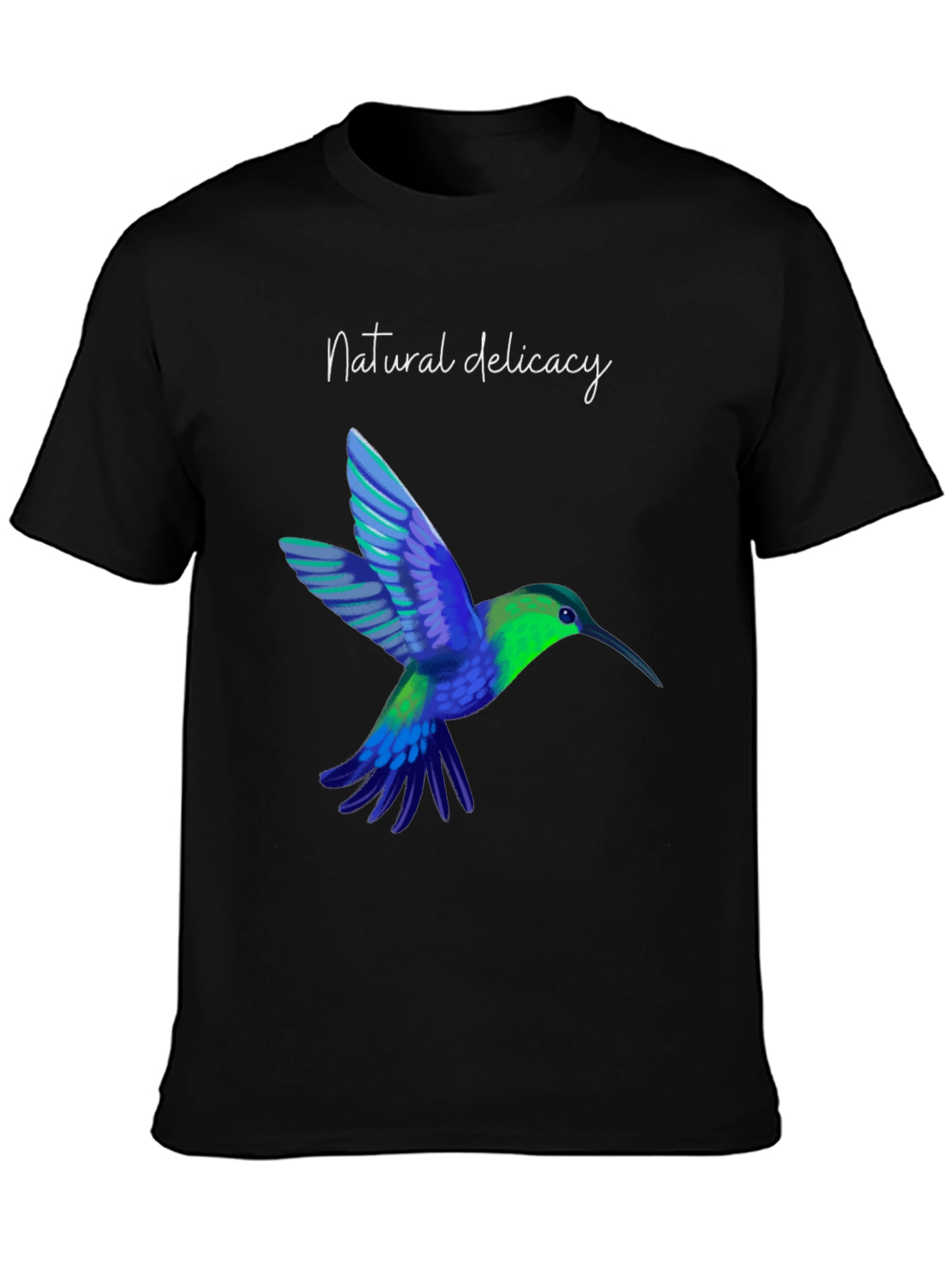Hummingbird Graphic T-Shirt - Natural Delicacy