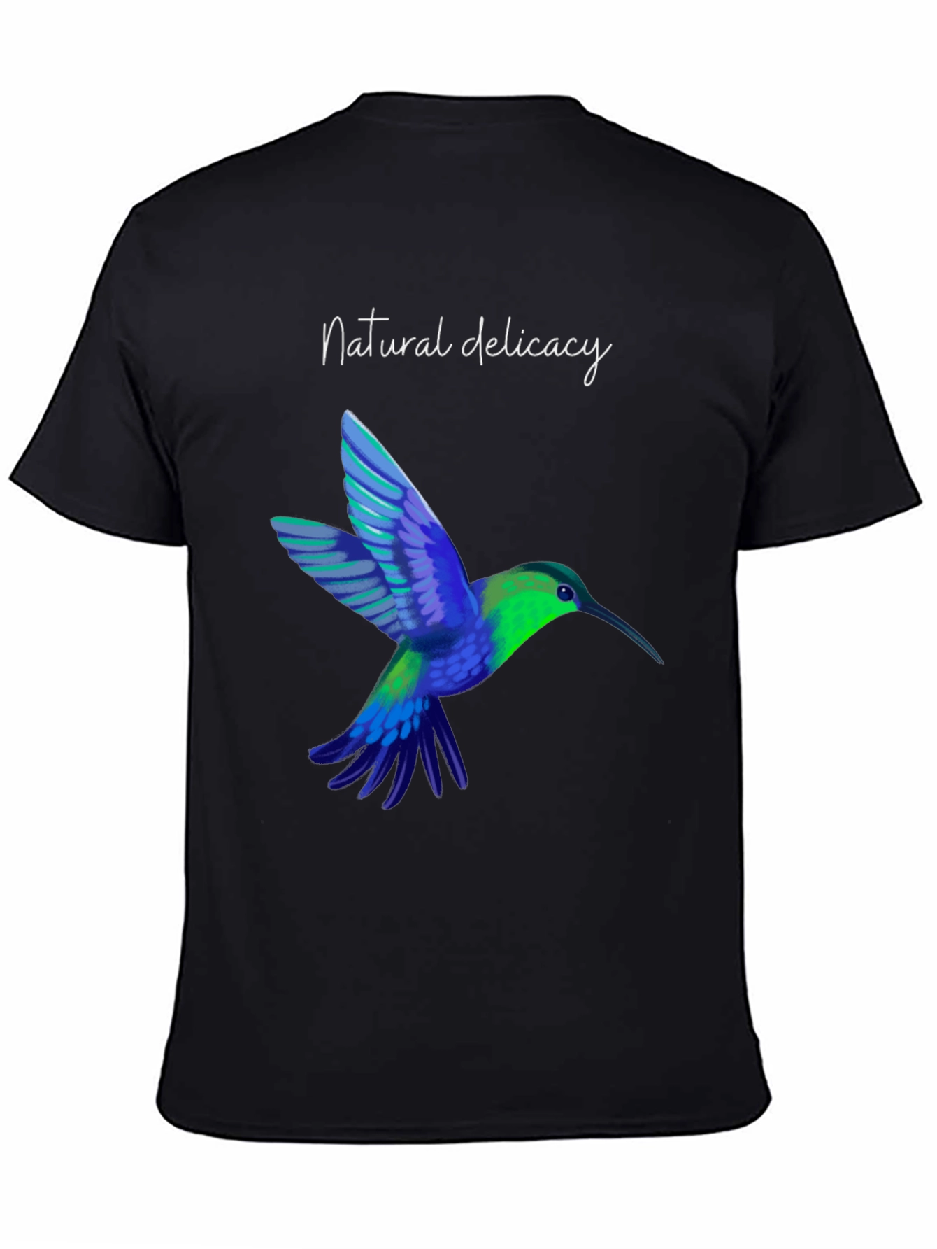 Hummingbird Graphic T-Shirt - Natural Delicacy