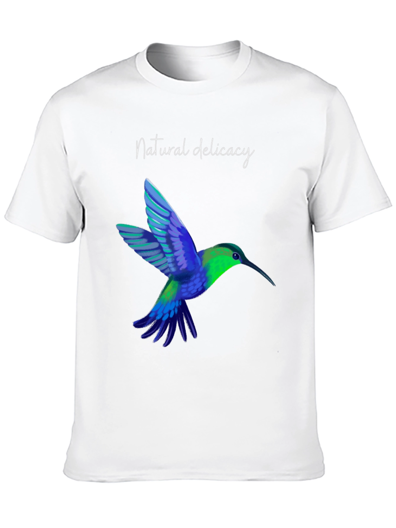 Hummingbird Graphic T-Shirt - Natural Delicacy