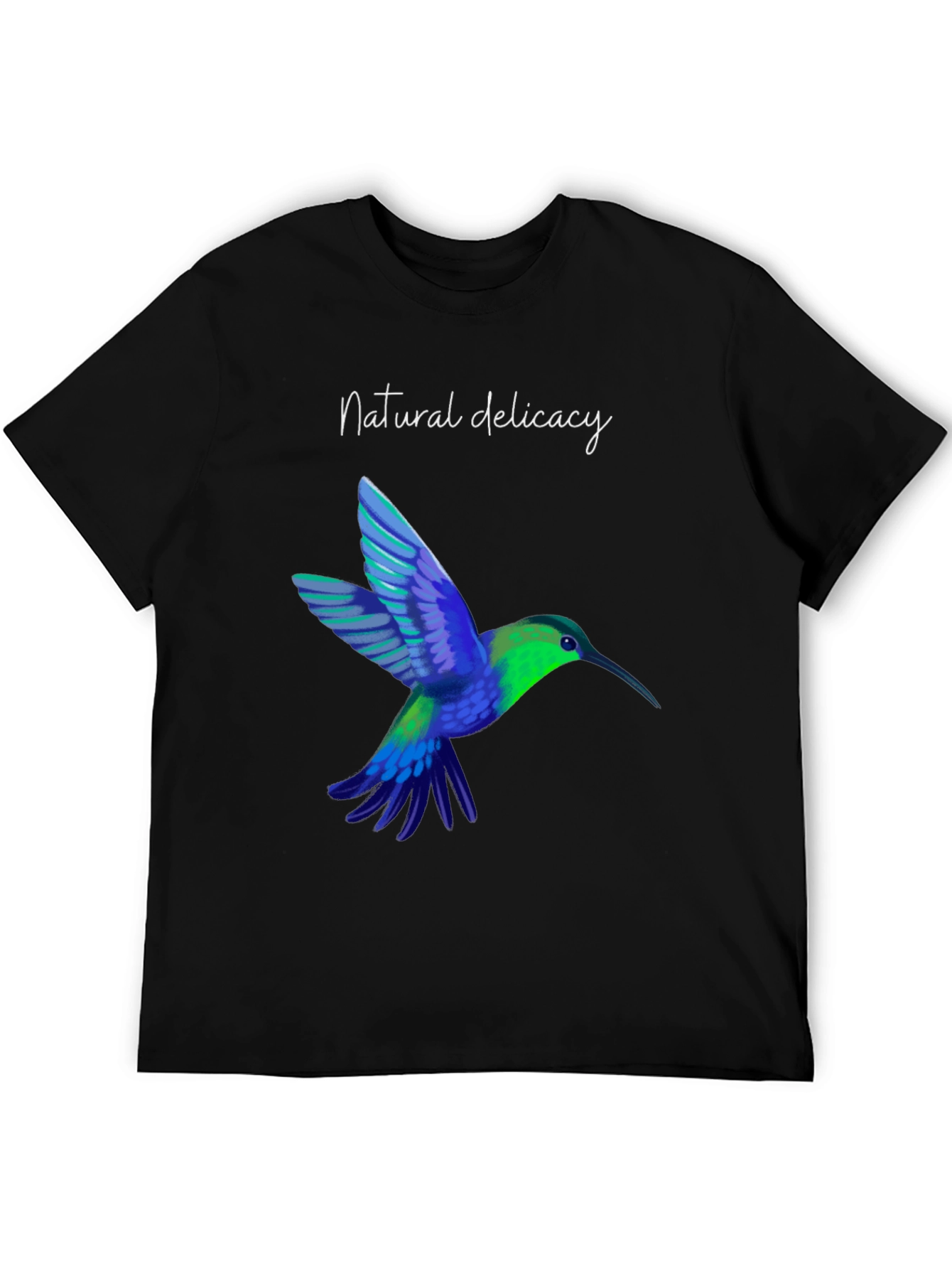 Hummingbird Graphic T-Shirt - Natural Delicacy
