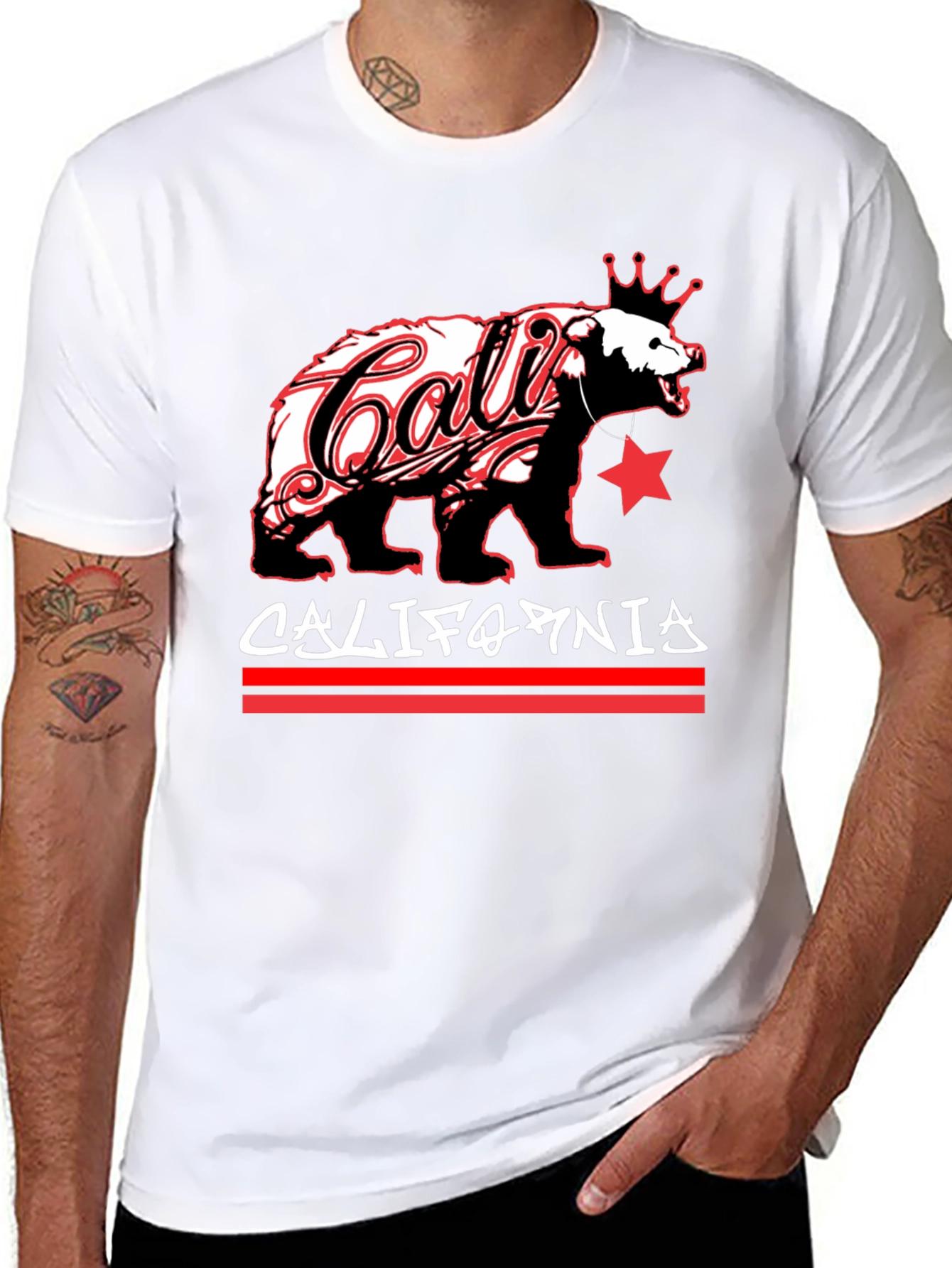 California Bear Graphic Tee - Cali Pride