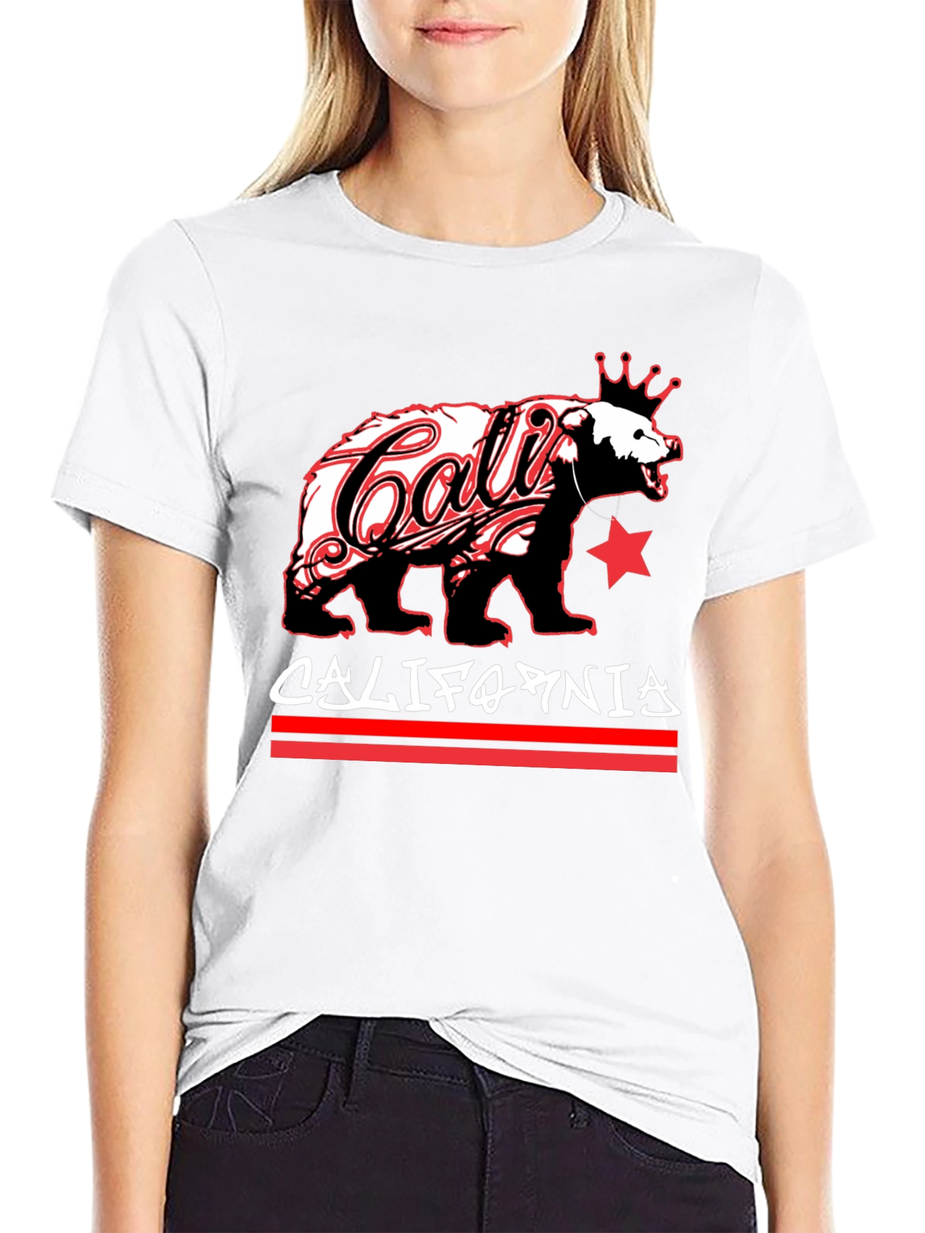 California Bear Graphic Tee - Cali Pride