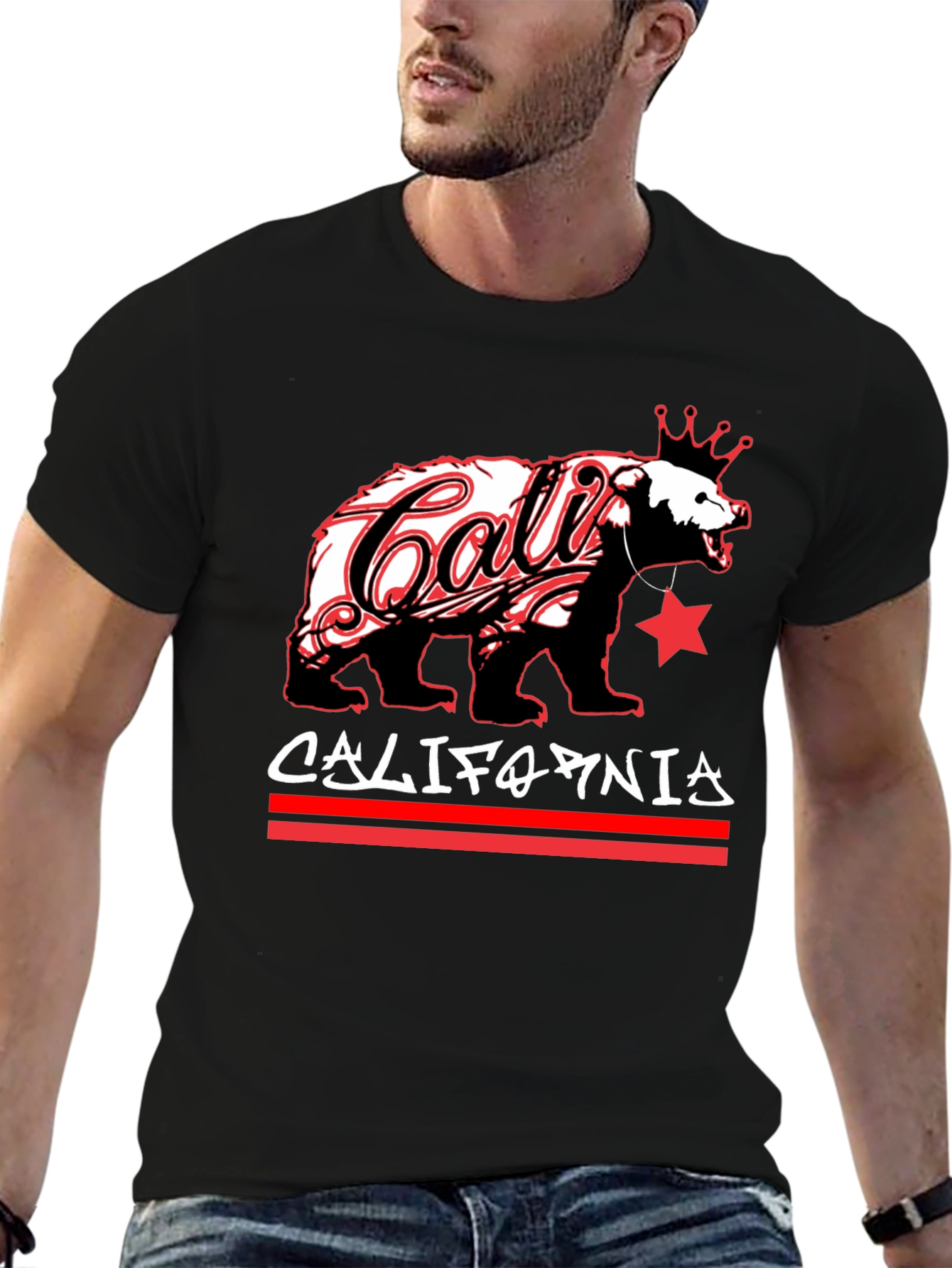 California Bear Graphic Tee - Cali Pride