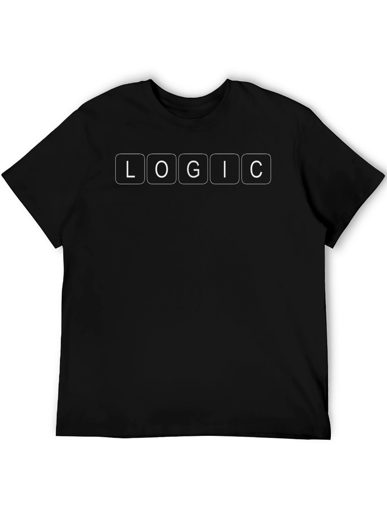 Logic Letter Tile Graphic Tee - Cool & Classic