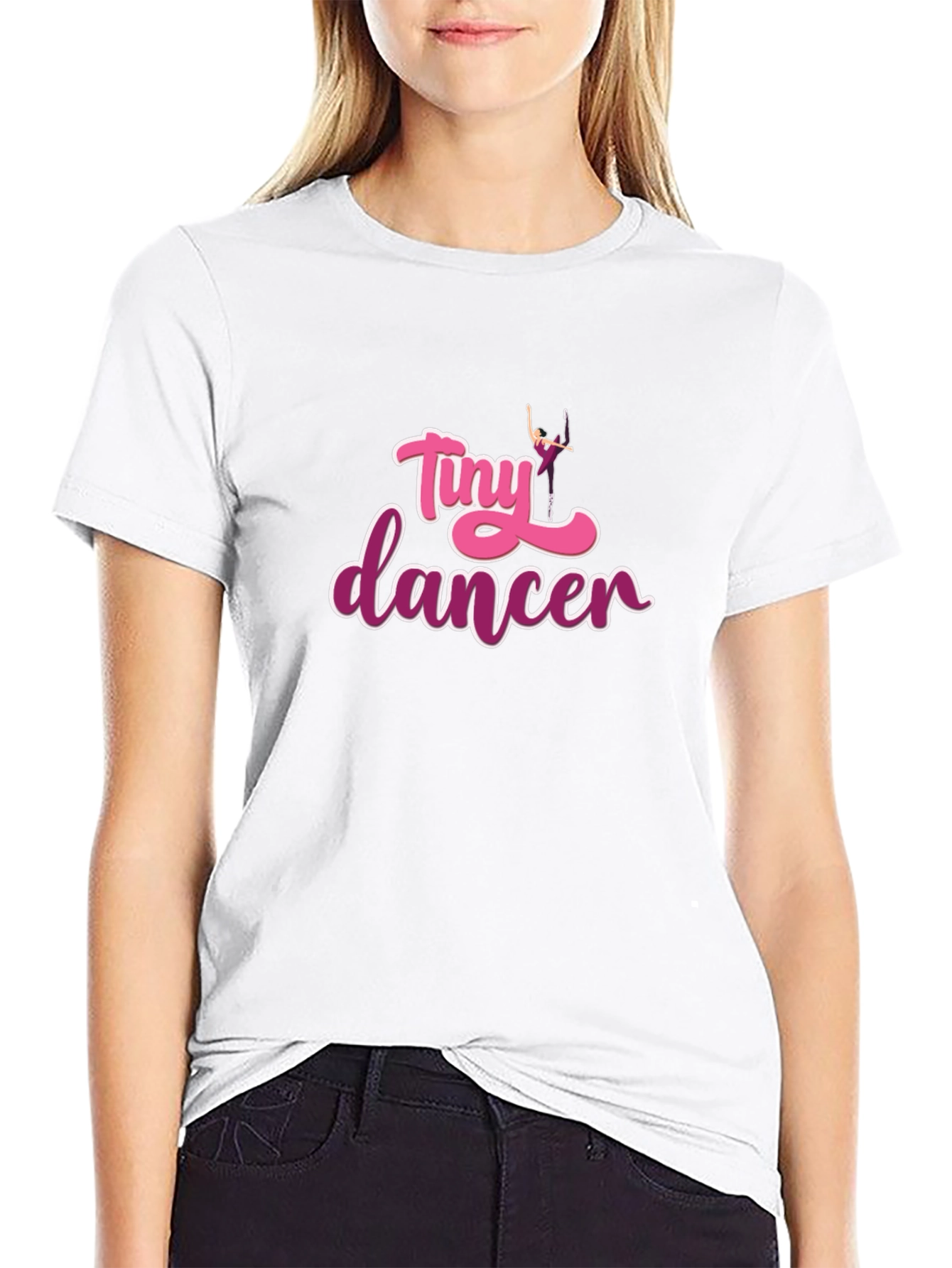 Tiny Dancer Graphic T-Shirt - Black Cotton Tee