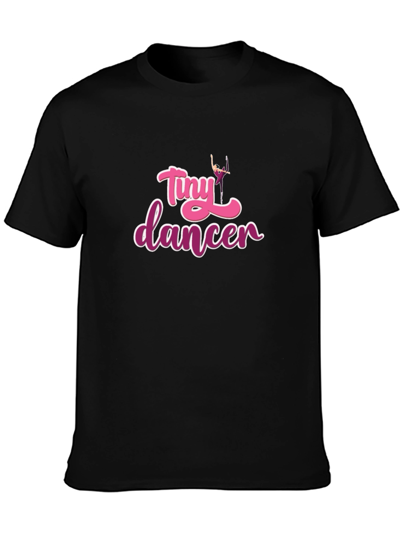 Tiny Dancer Graphic T-Shirt - Black Cotton Tee