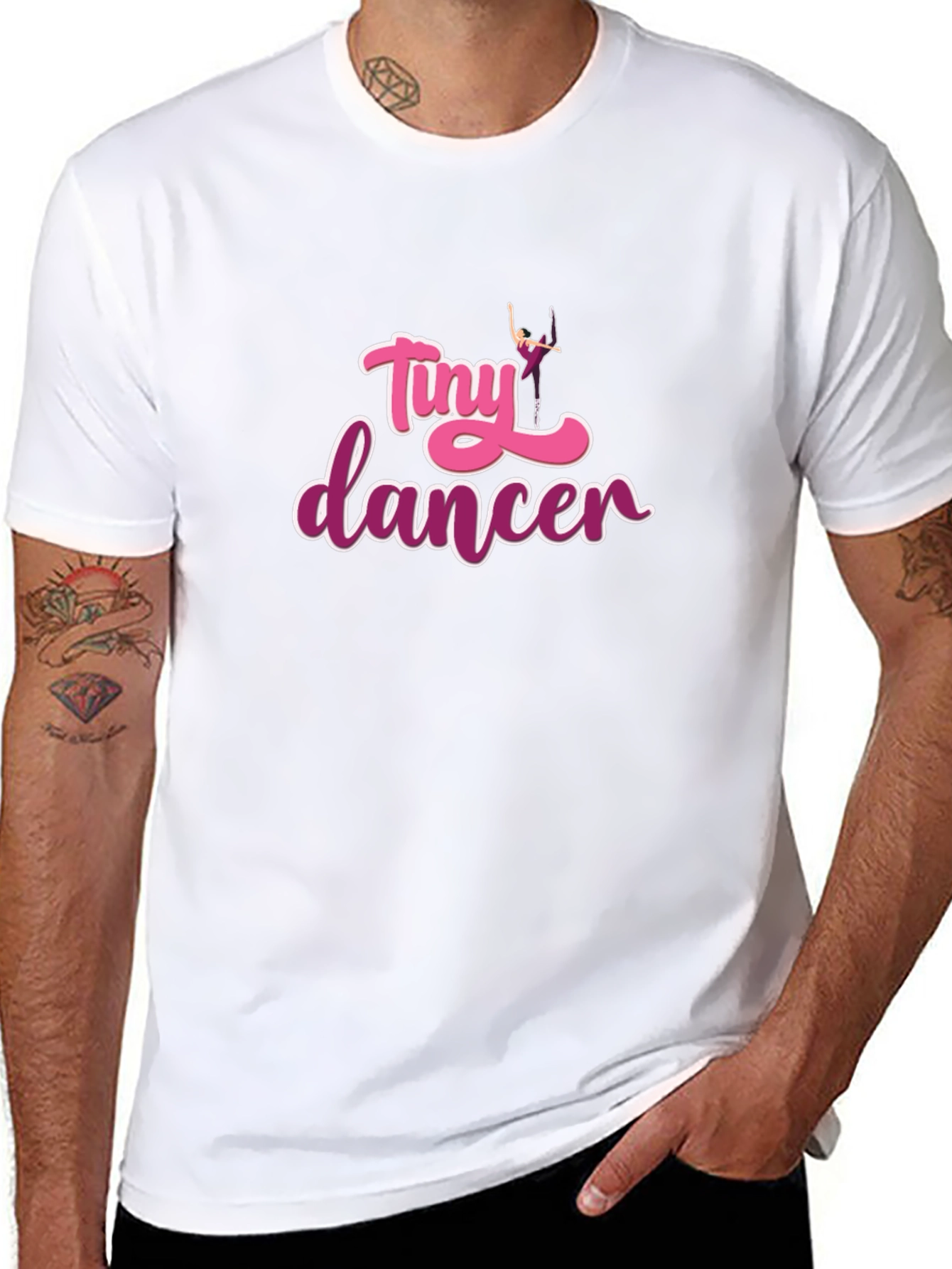 Tiny Dancer Graphic T-Shirt - Black Cotton Tee