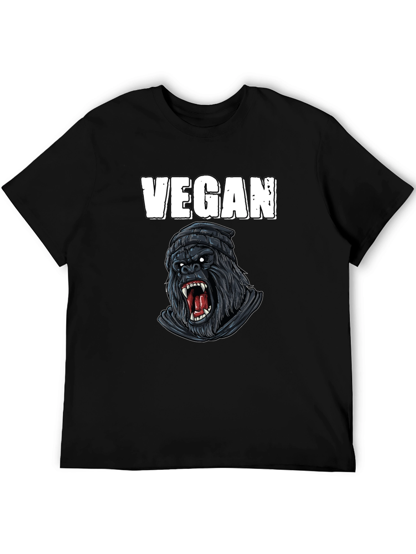 Vegan Gorilla Graphic T-Shirt
