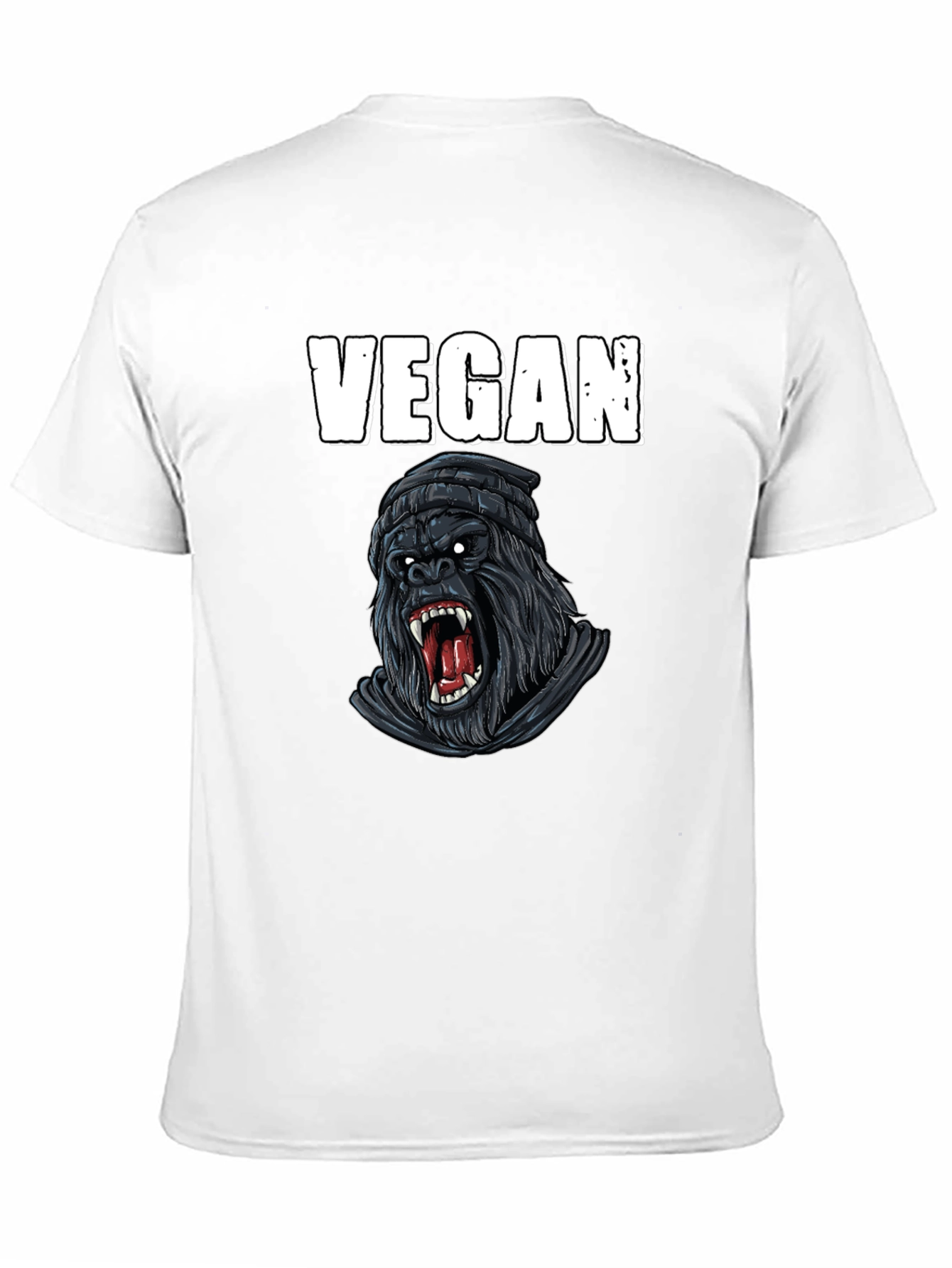 Vegan Gorilla Graphic T-Shirt