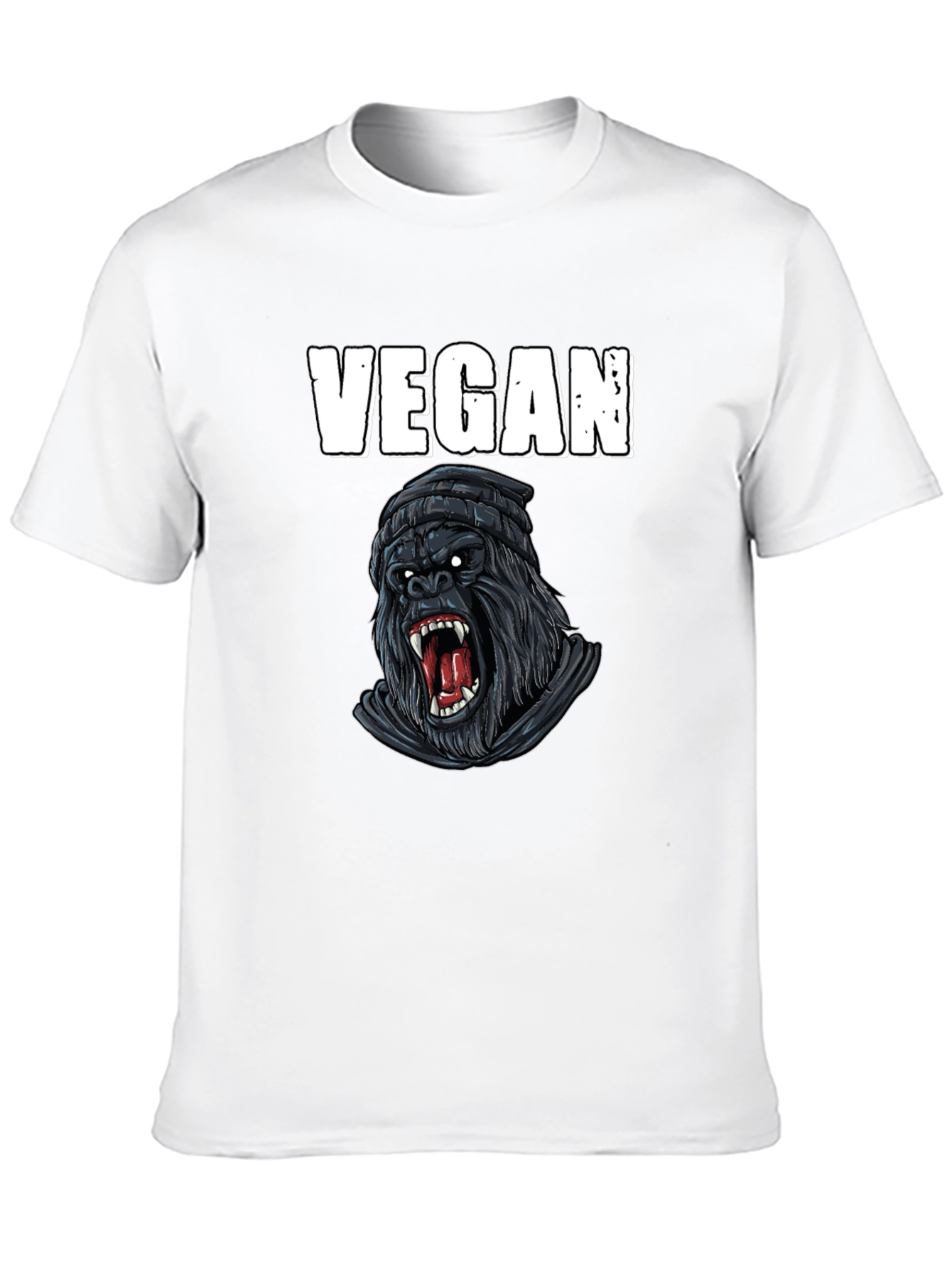 Vegan Gorilla Graphic T-Shirt