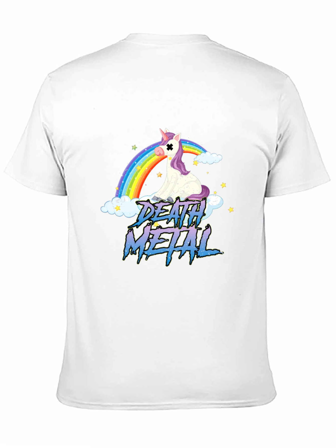 Death Metal Unicorn Rainbow T-Shirt