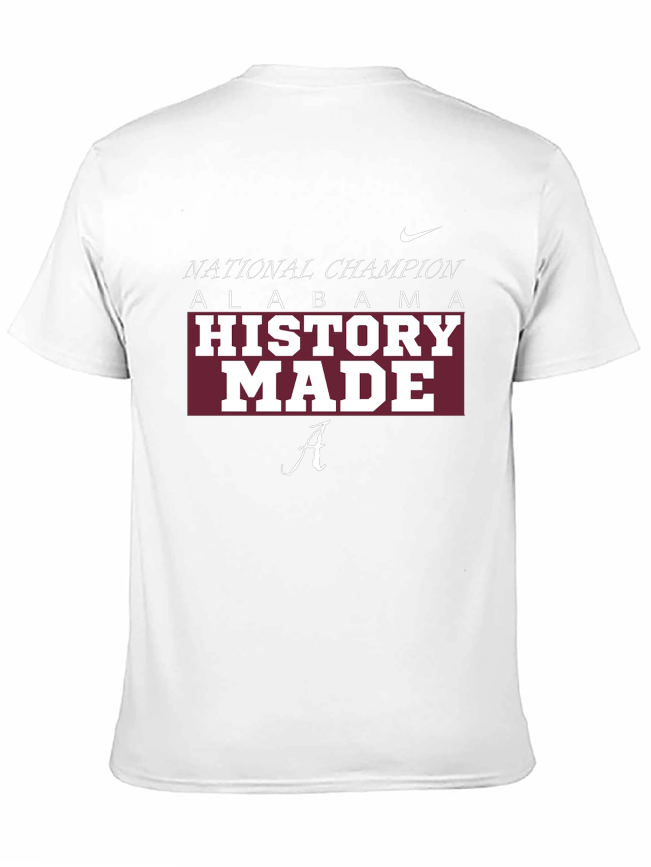 Alabama National Champions History Made T-Shirt