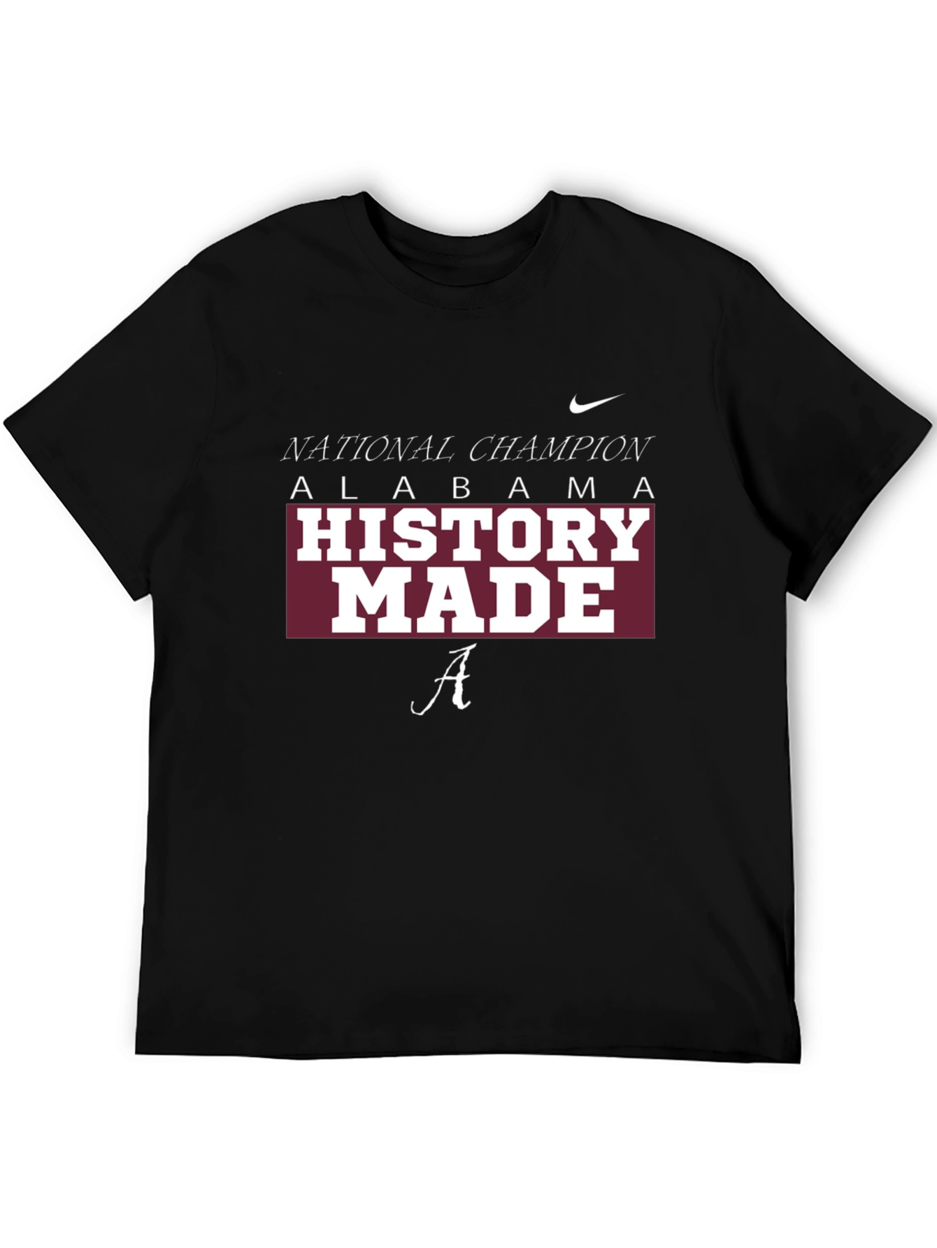 Alabama National Champions History Made T-Shirt