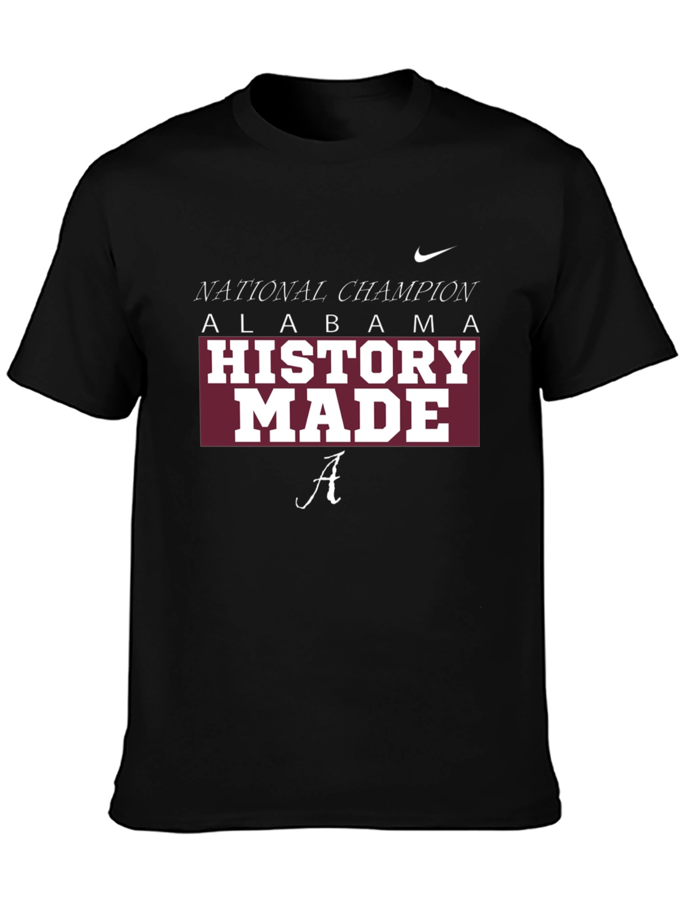 Alabama National Champions History Made T-Shirt