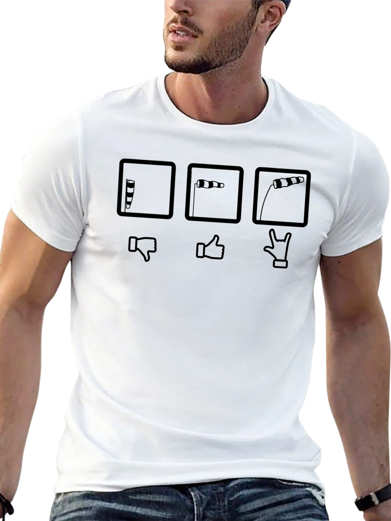 Wind Direction T-Shirt - Funny Aviation Tee
