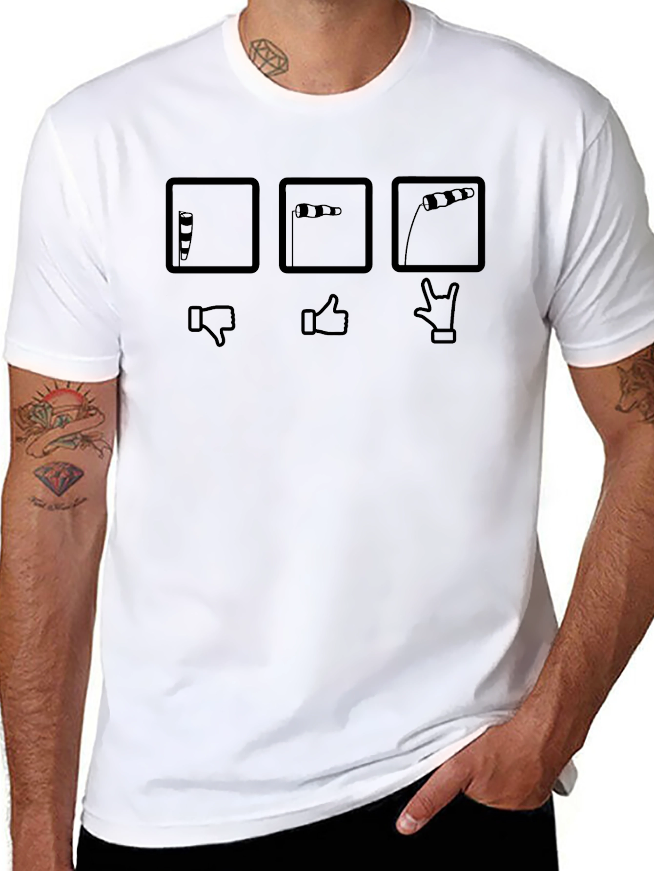 Wind Direction T-Shirt - Funny Aviation Tee