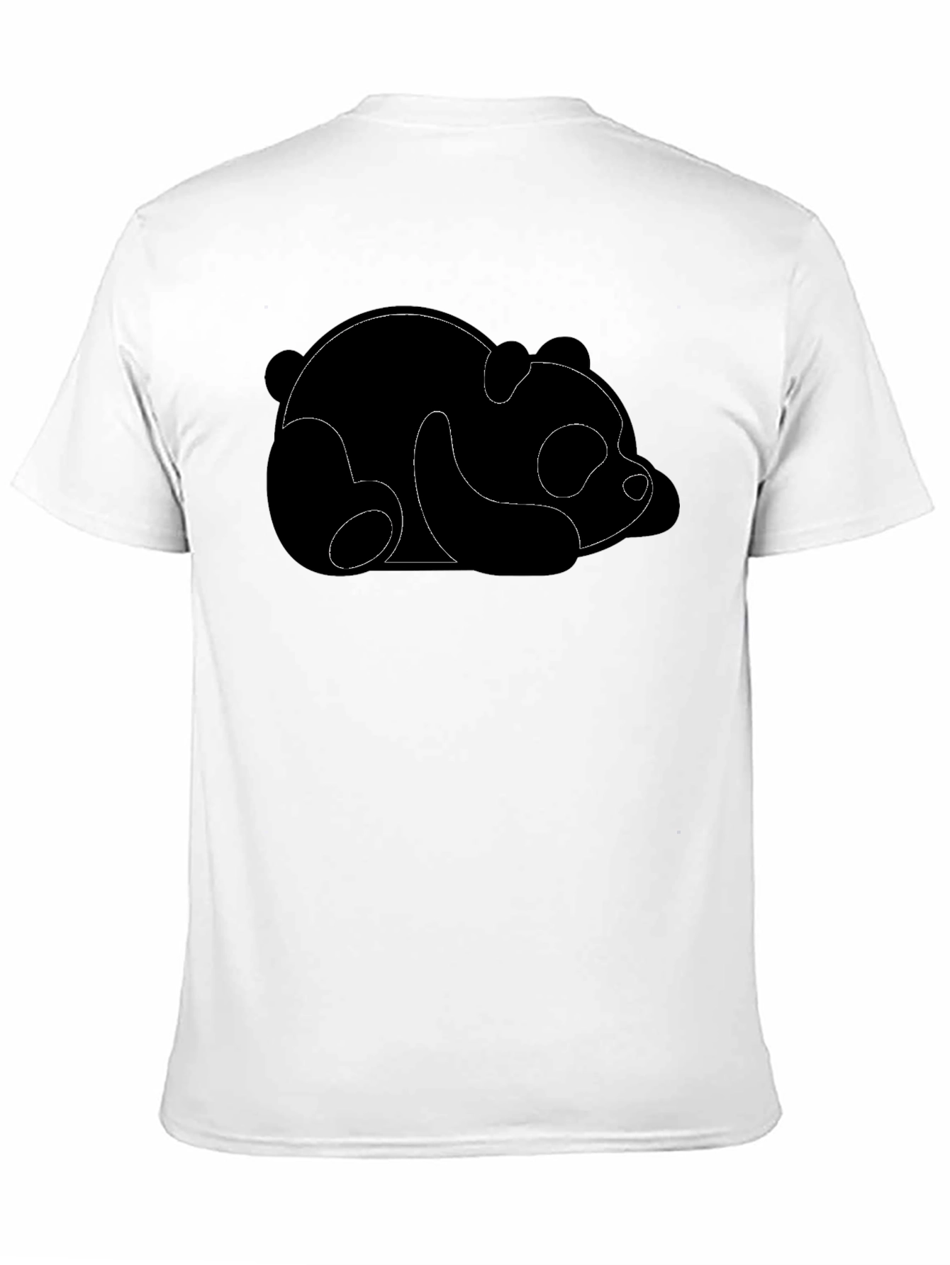 Sleeping Panda Black Graphic Tee