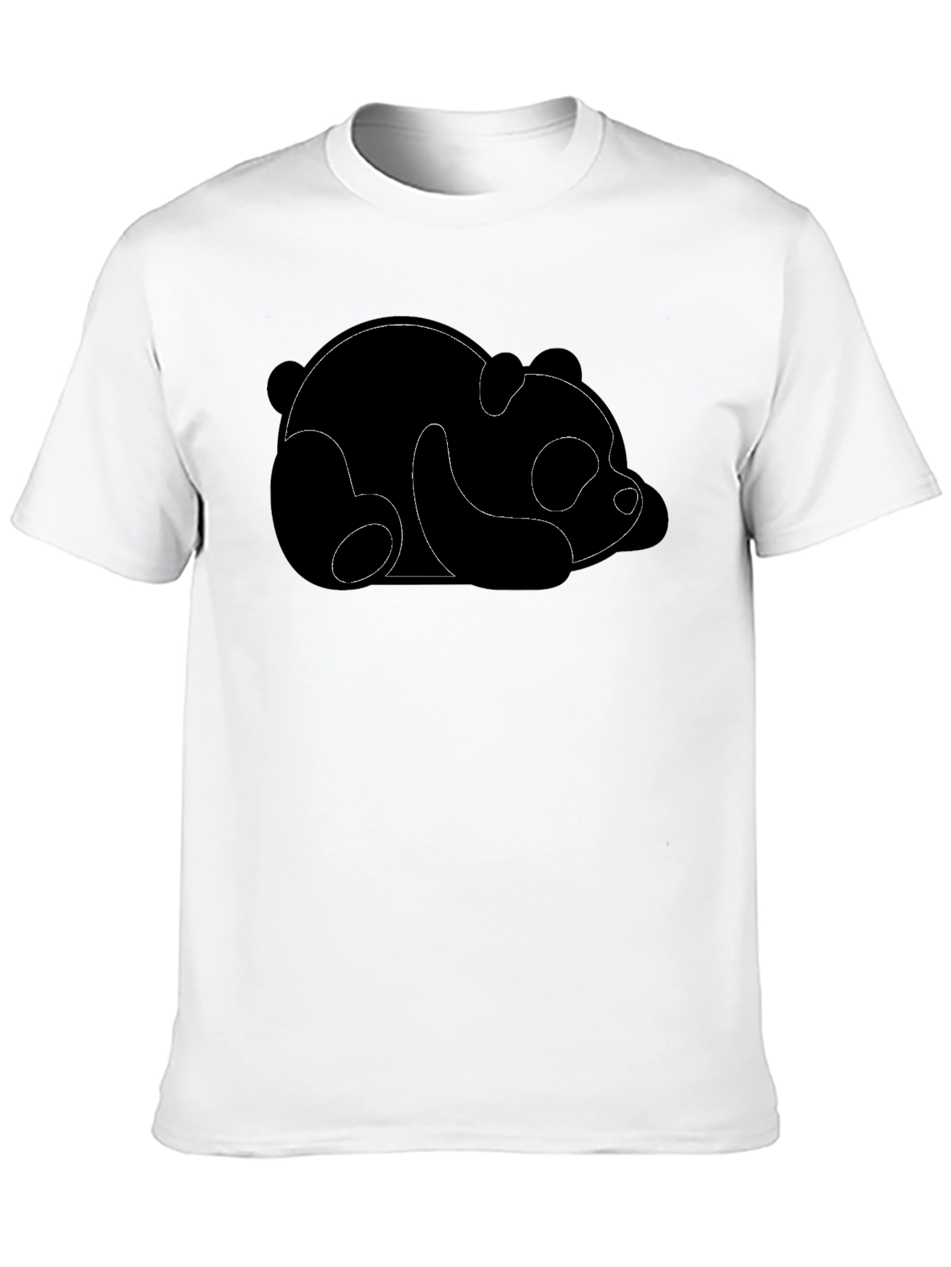 Sleeping Panda Black Graphic Tee