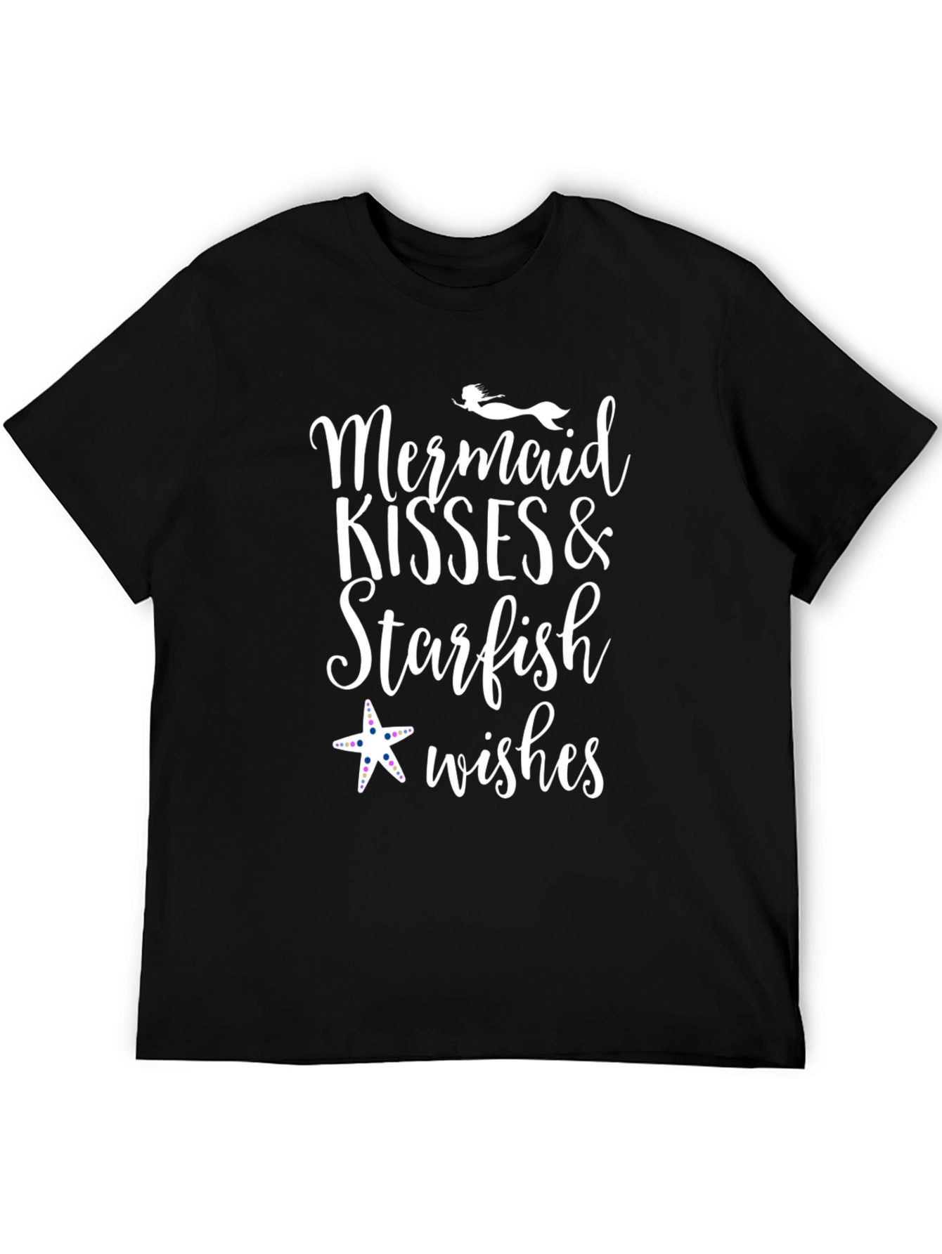 Mermaid Kisses & Starfish Wishes Graphic T-Shirt