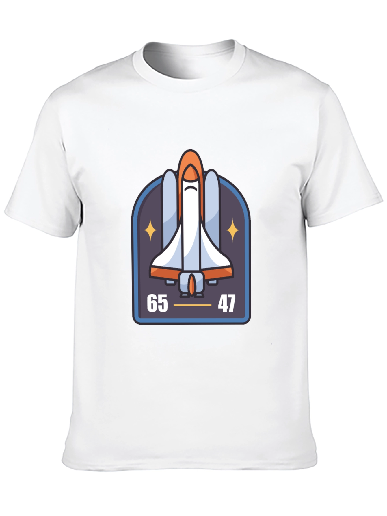 Retro Space Shuttle Tee - 65 47