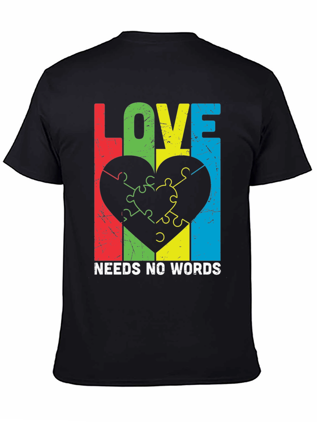 Love Needs No Words Autism Awareness T-Shirt