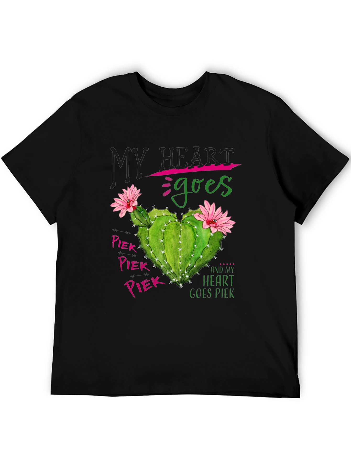 My Heart Goes Prick Cactus Graphic Tee