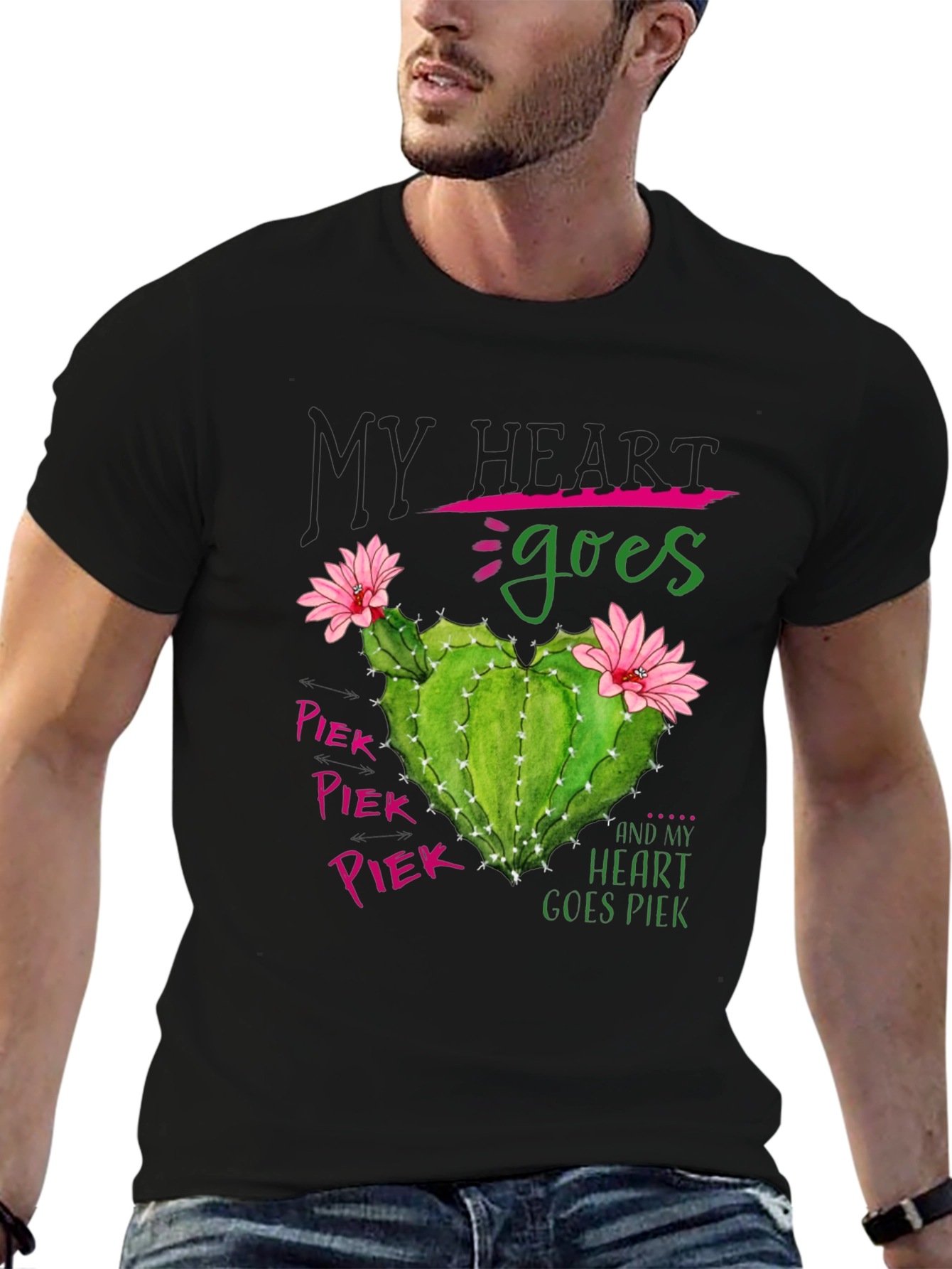 My Heart Goes Prick Cactus Graphic Tee