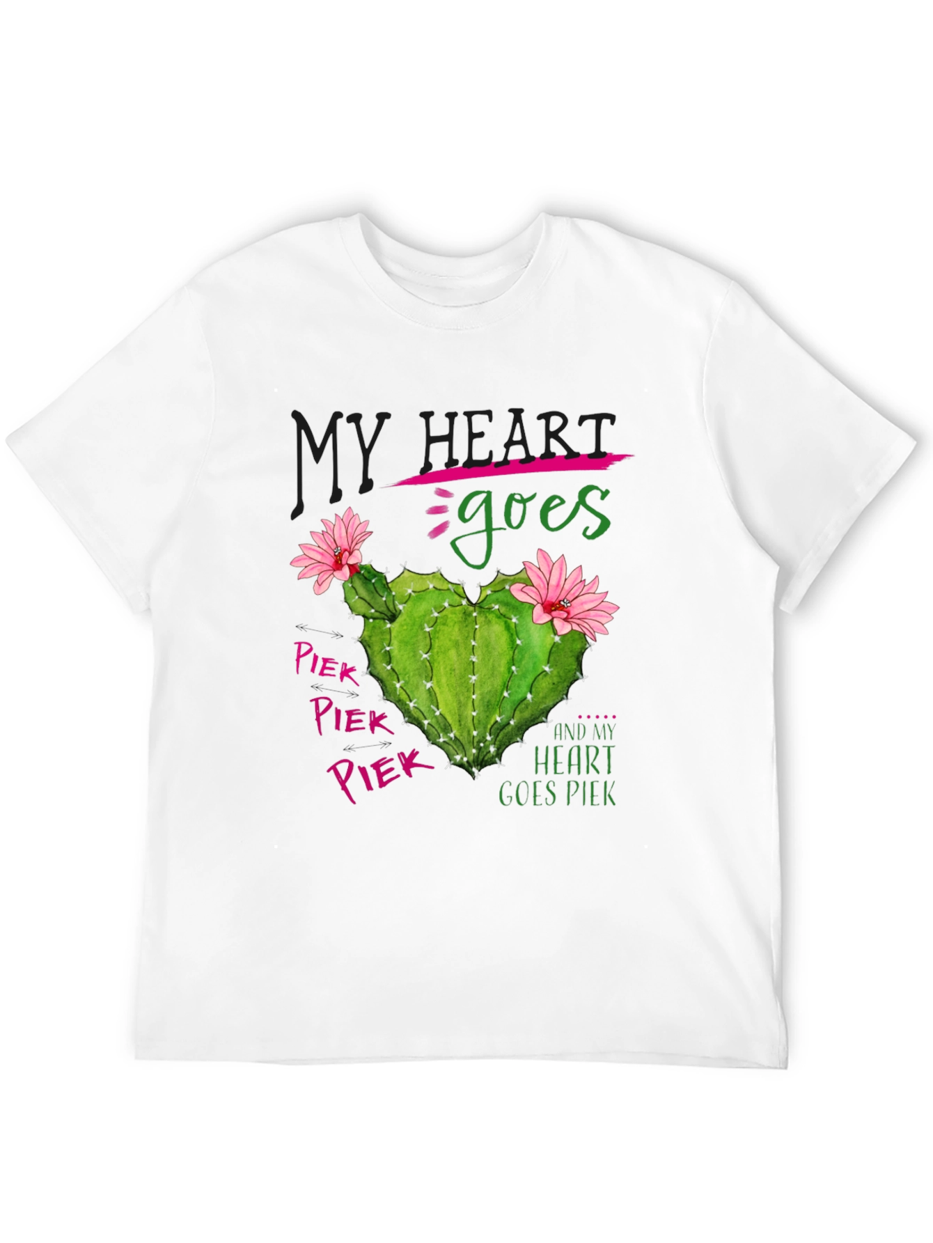 My Heart Goes Prick Cactus Graphic Tee