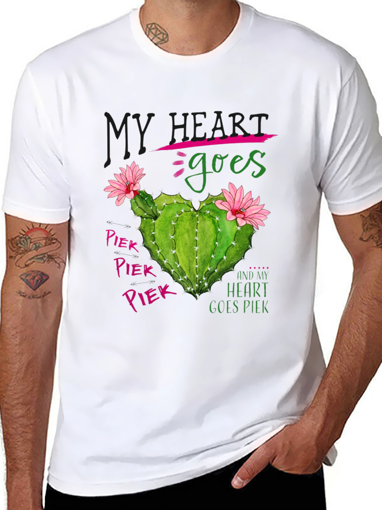 My Heart Goes Prick Cactus Graphic Tee