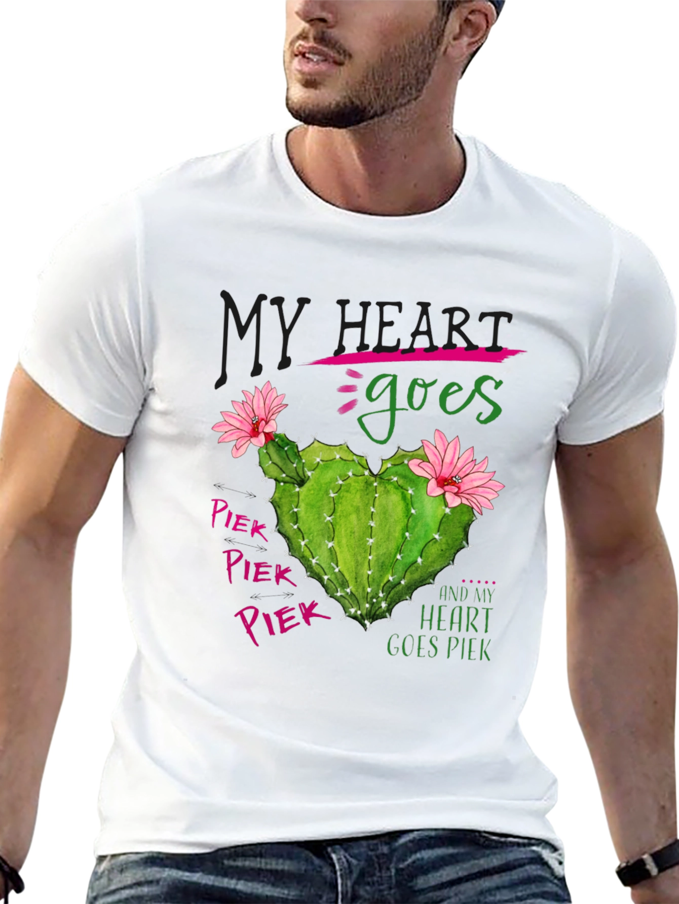 My Heart Goes Prick Cactus Graphic Tee