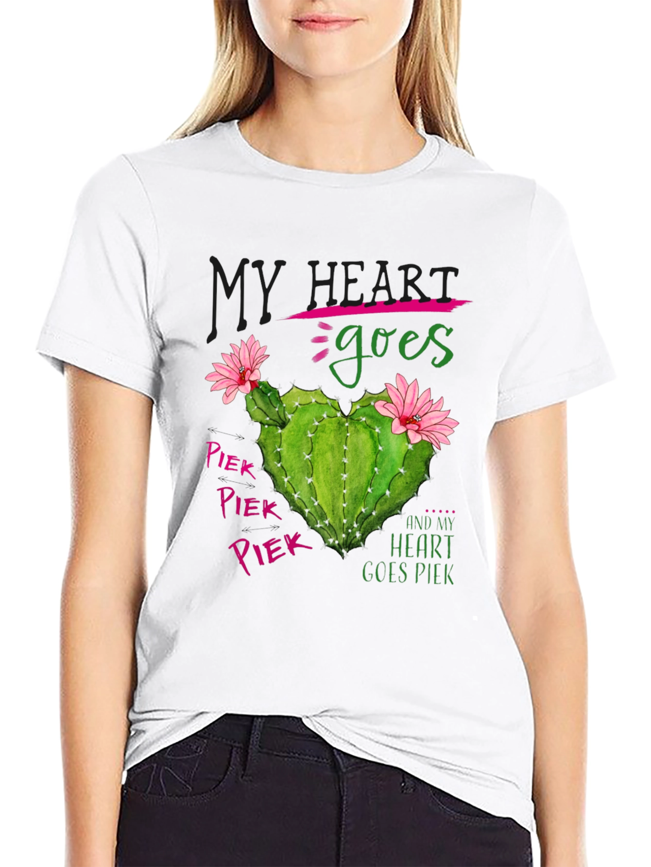 My Heart Goes Prick Cactus Graphic Tee