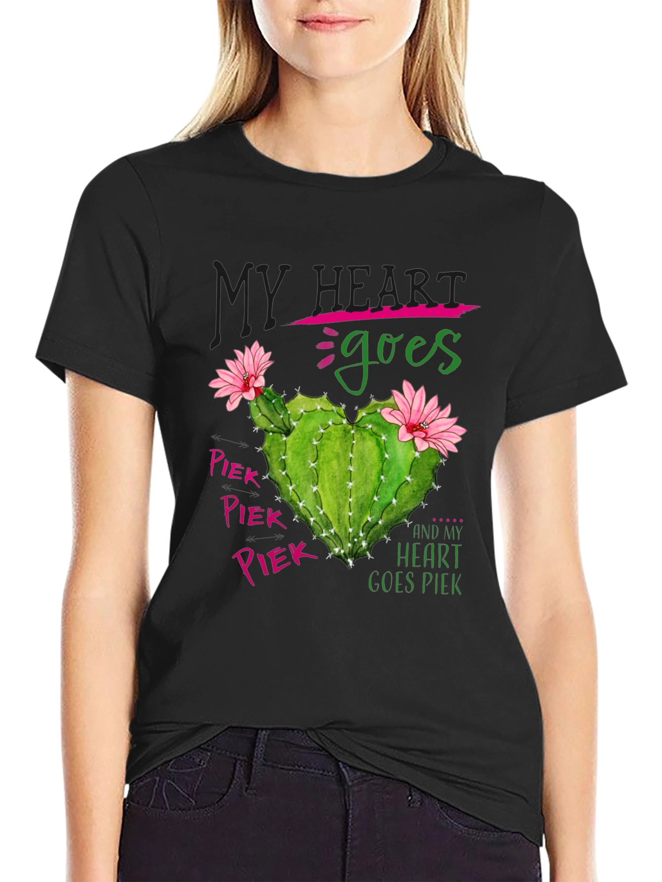 My Heart Goes Prick Cactus Graphic Tee