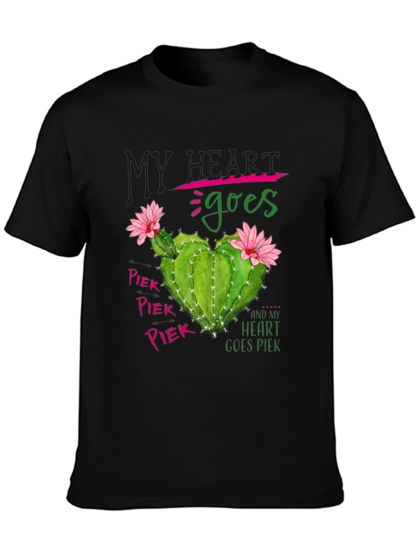 My Heart Goes Prick Cactus Graphic Tee