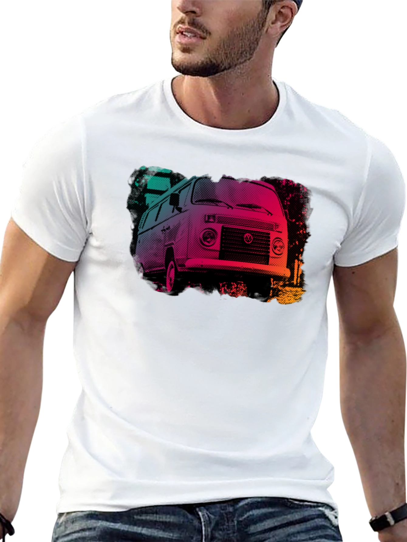 VW Bus Graphic Tee - Retro Style
