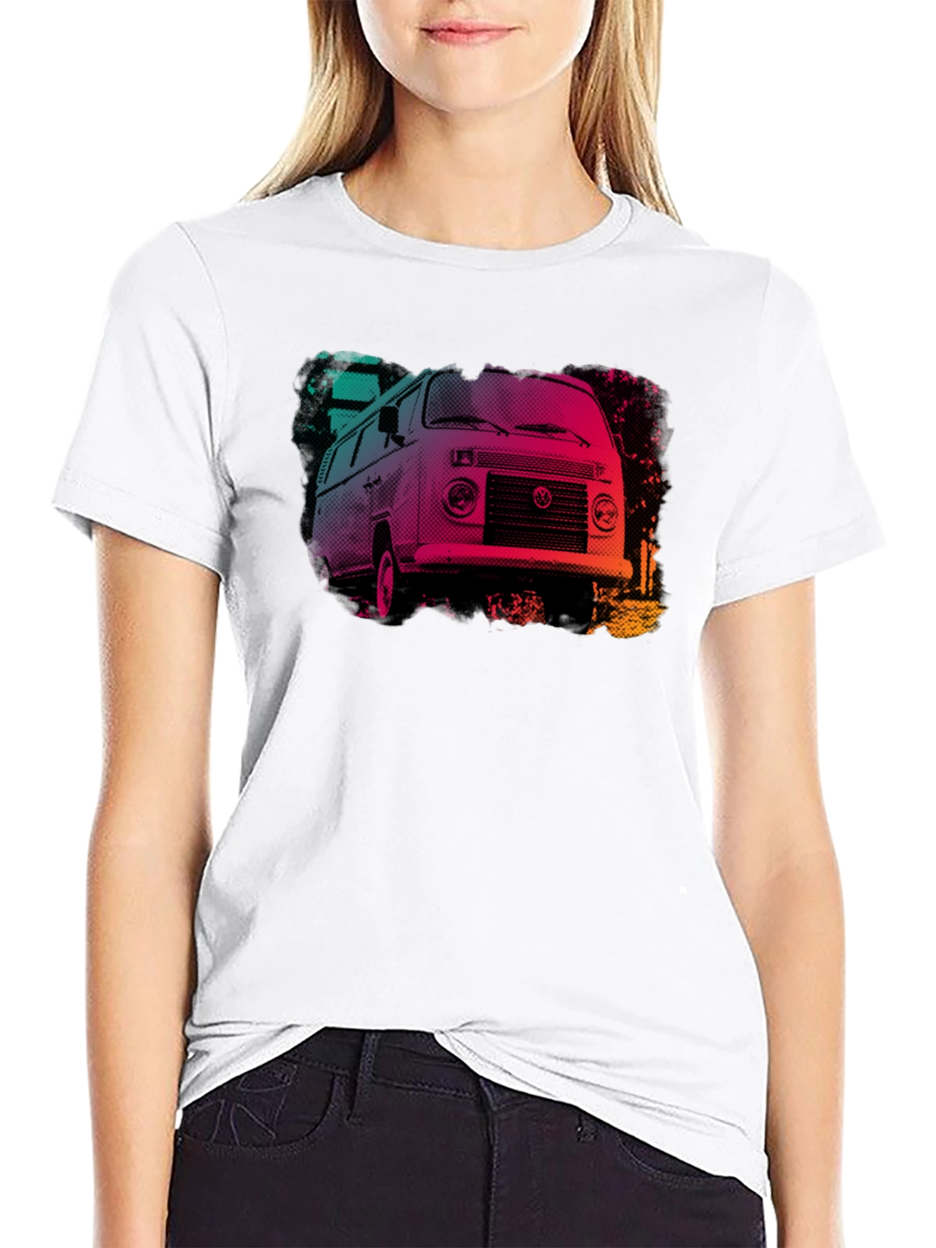 VW Bus Graphic Tee - Retro Style