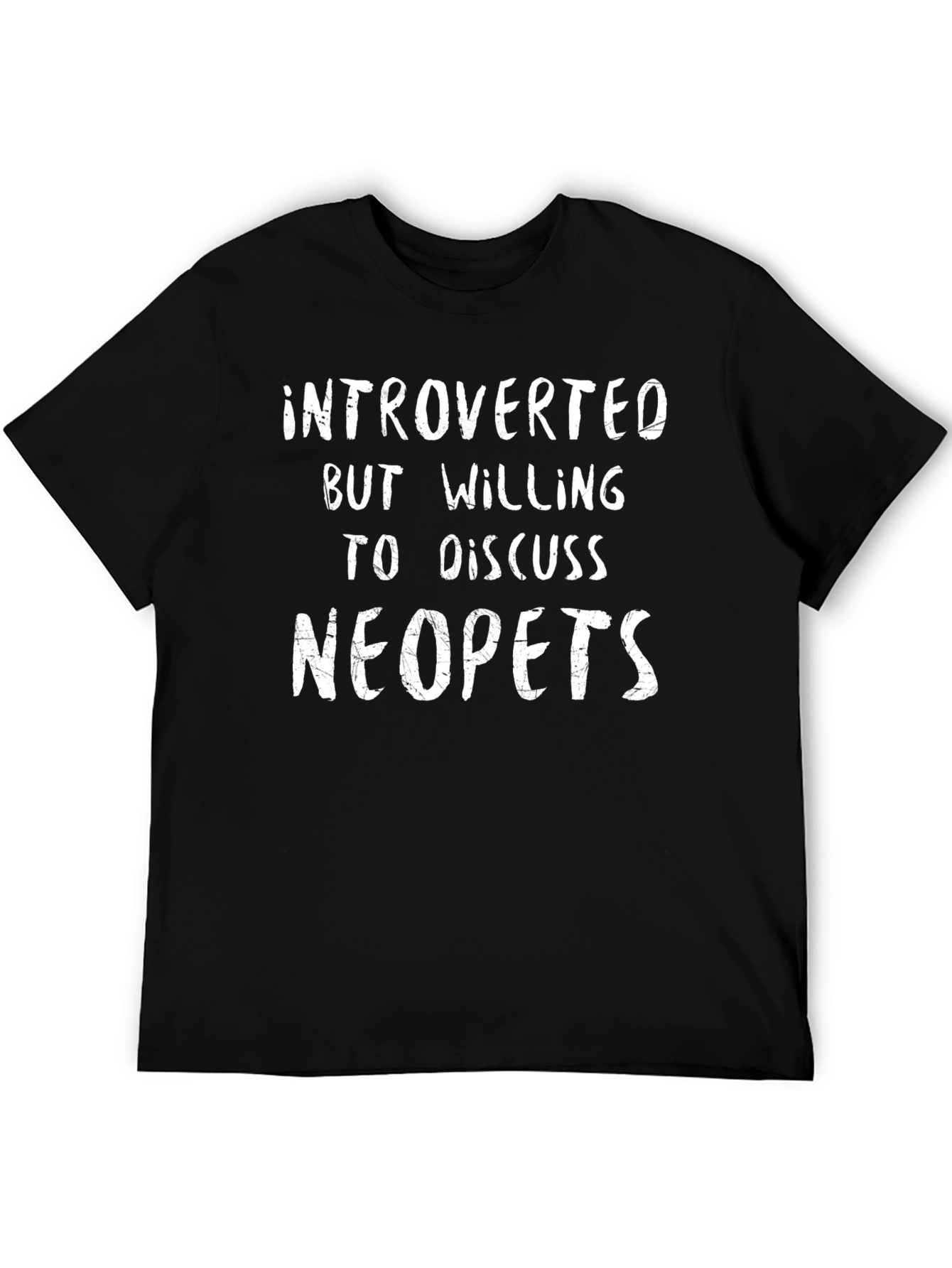 Introverted Neopets T-Shirt Funny Gamer Tee